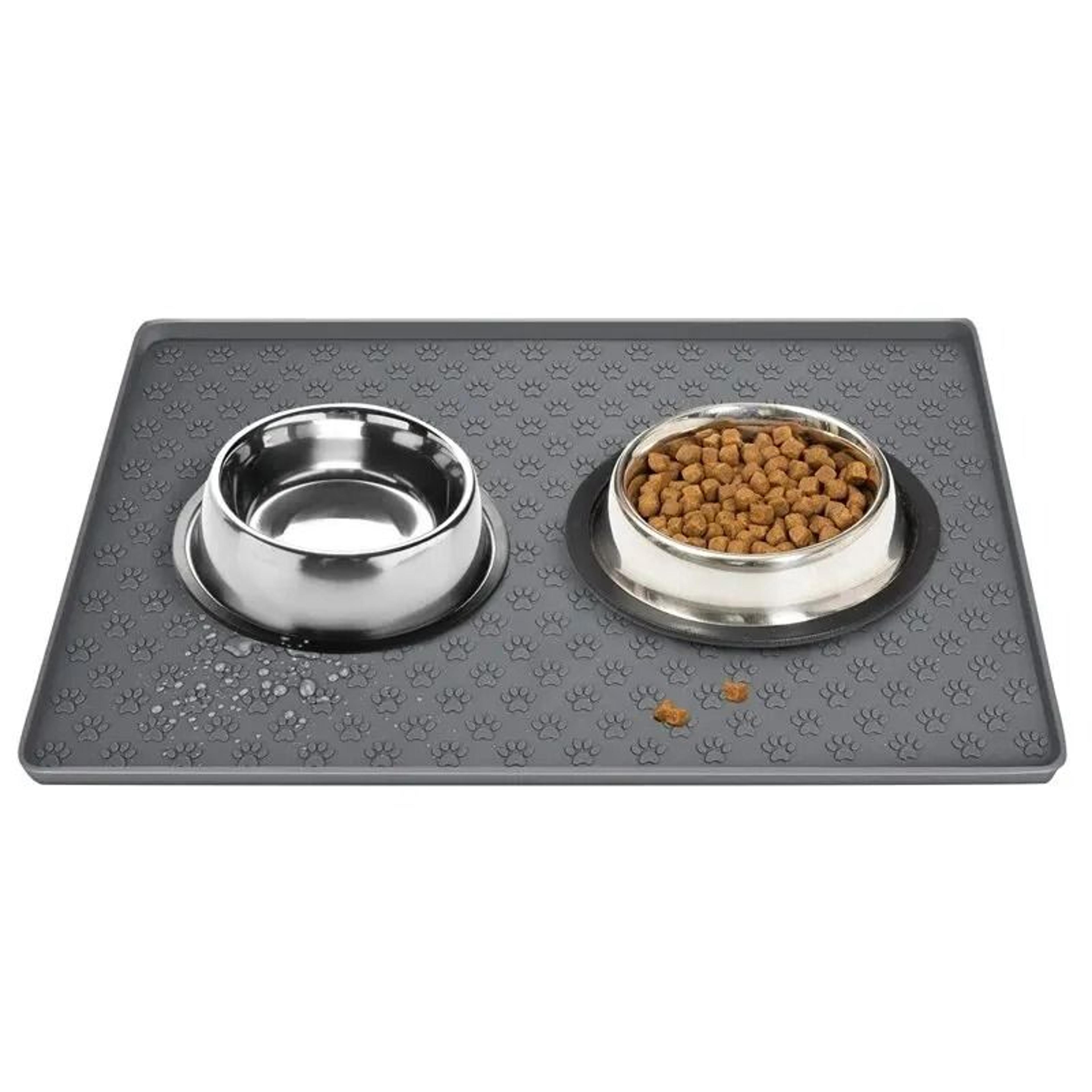 non-spill waterproof silicone pet feeding mat