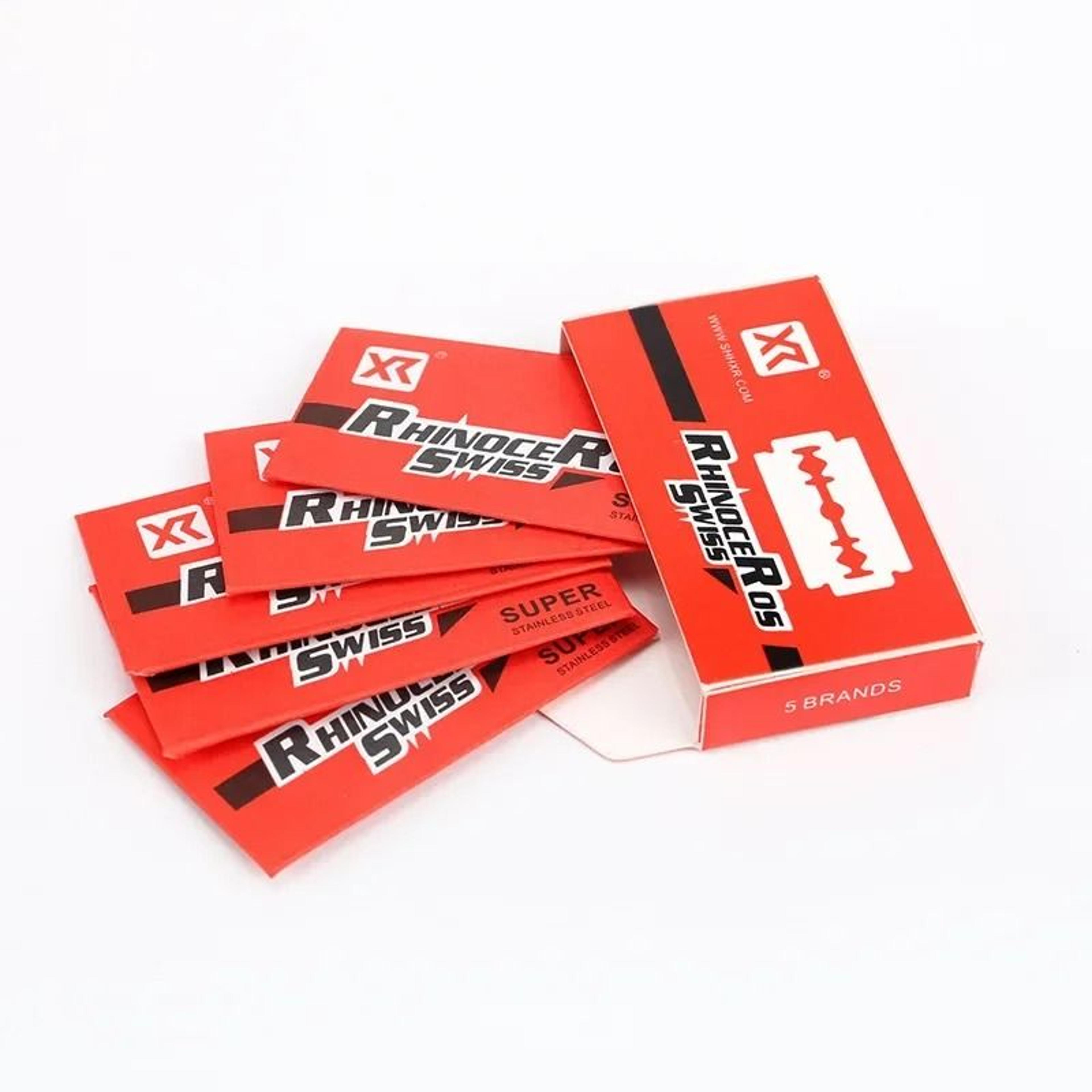 30-piece stainless steel double-edge safety razor replacement blades