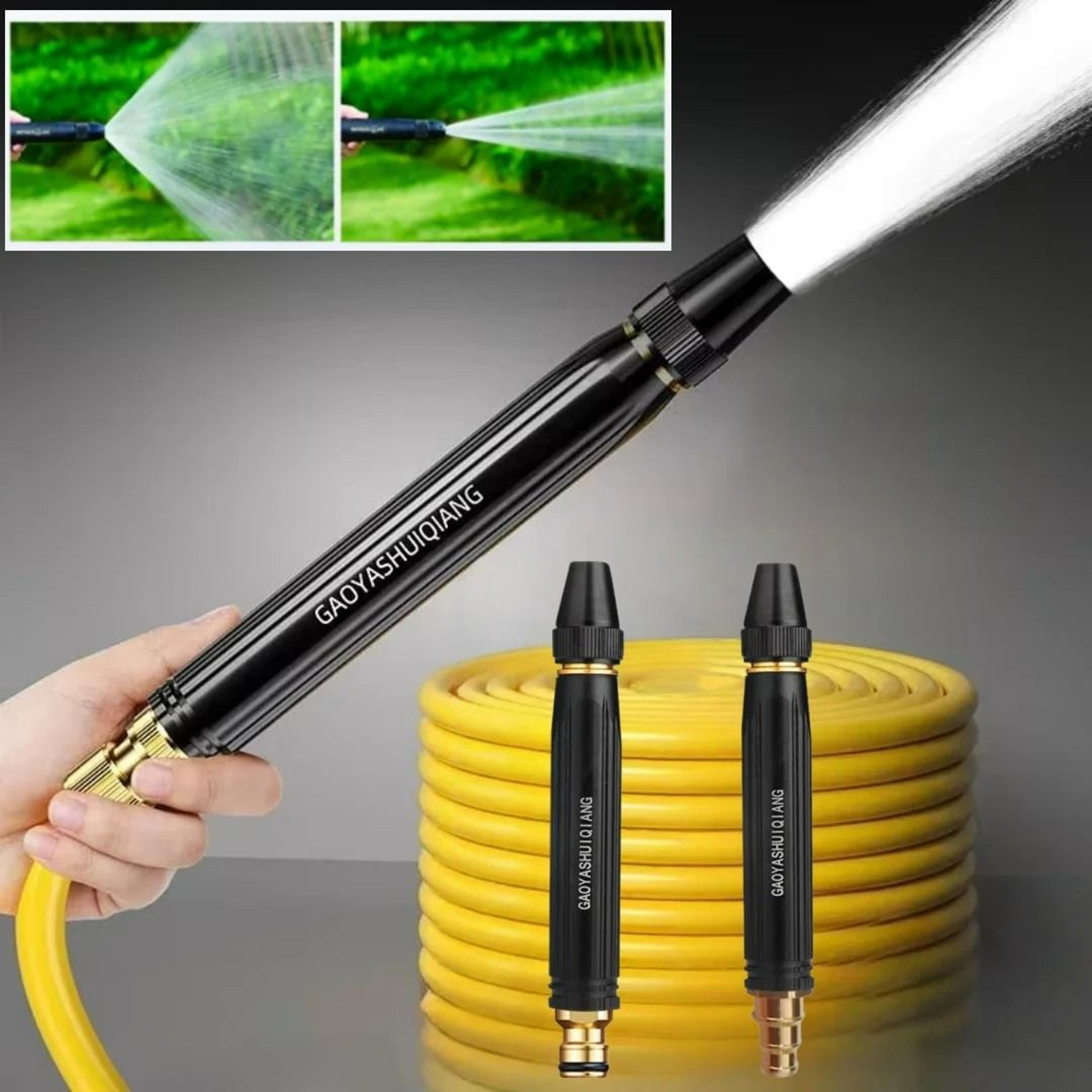 high-pressure adjustable water gun nozzle (direct spray & shower)