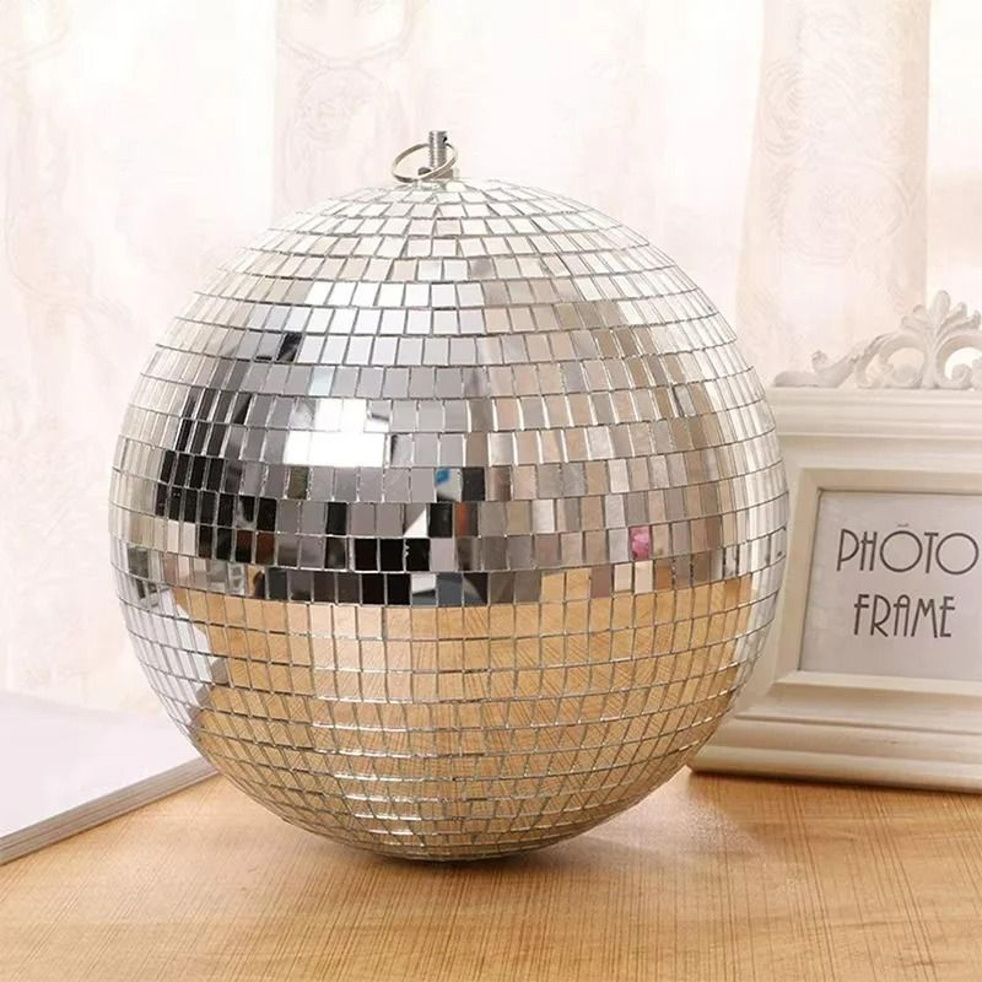 mirror glass hanging disco ball party decoration