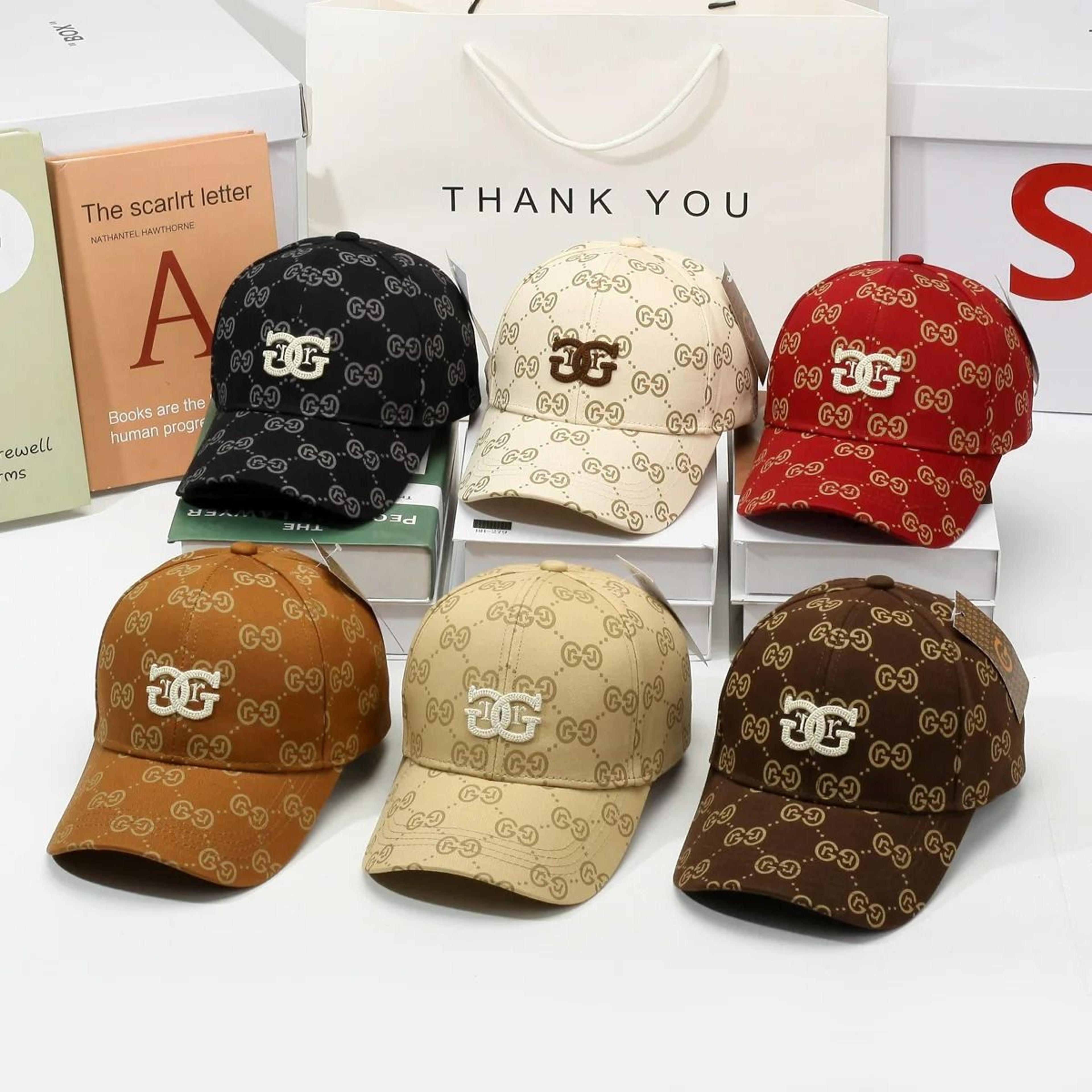 unisex korean streetwear all-over monogram baseball cap