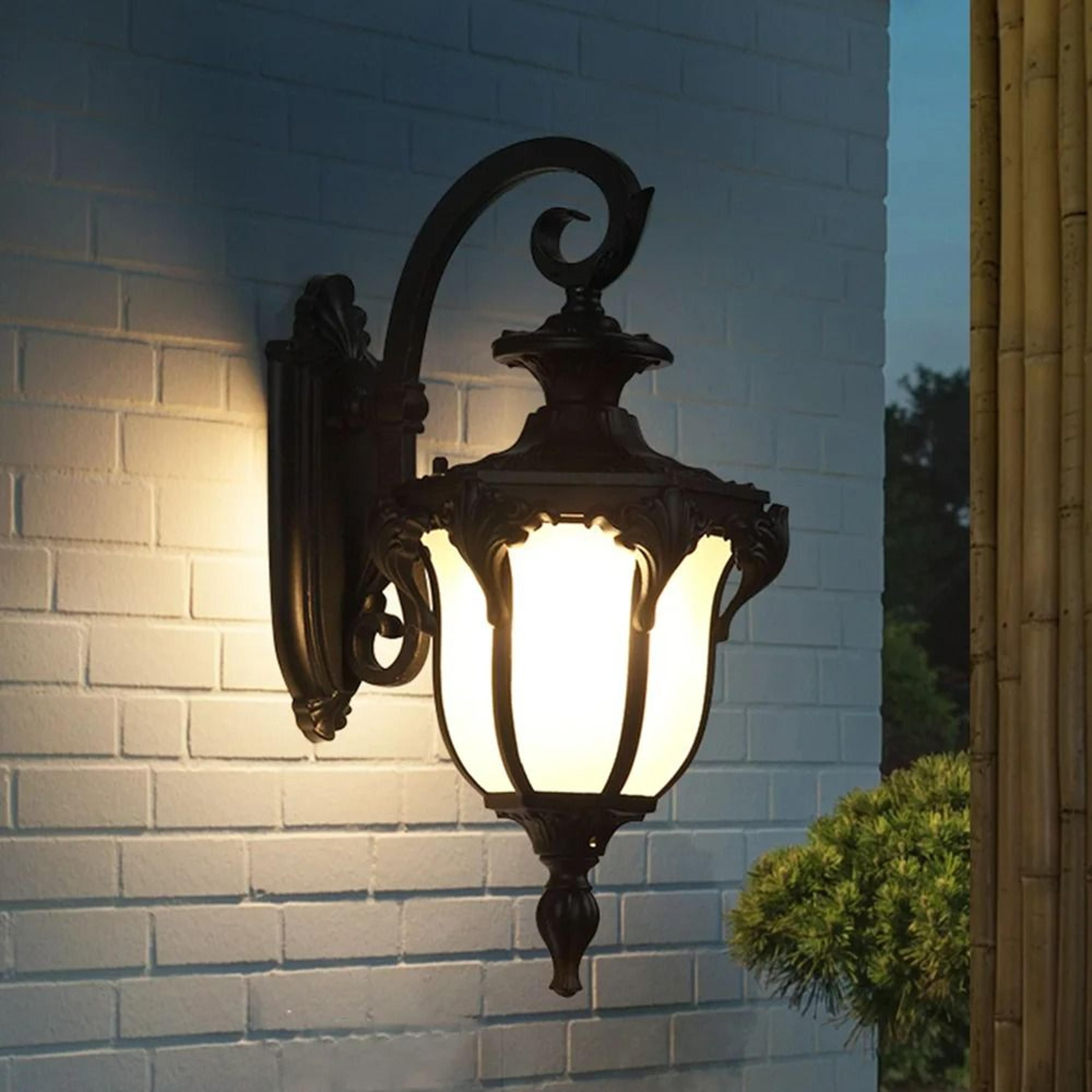 retro craftsman outdoor & indoor wall sconce lamp