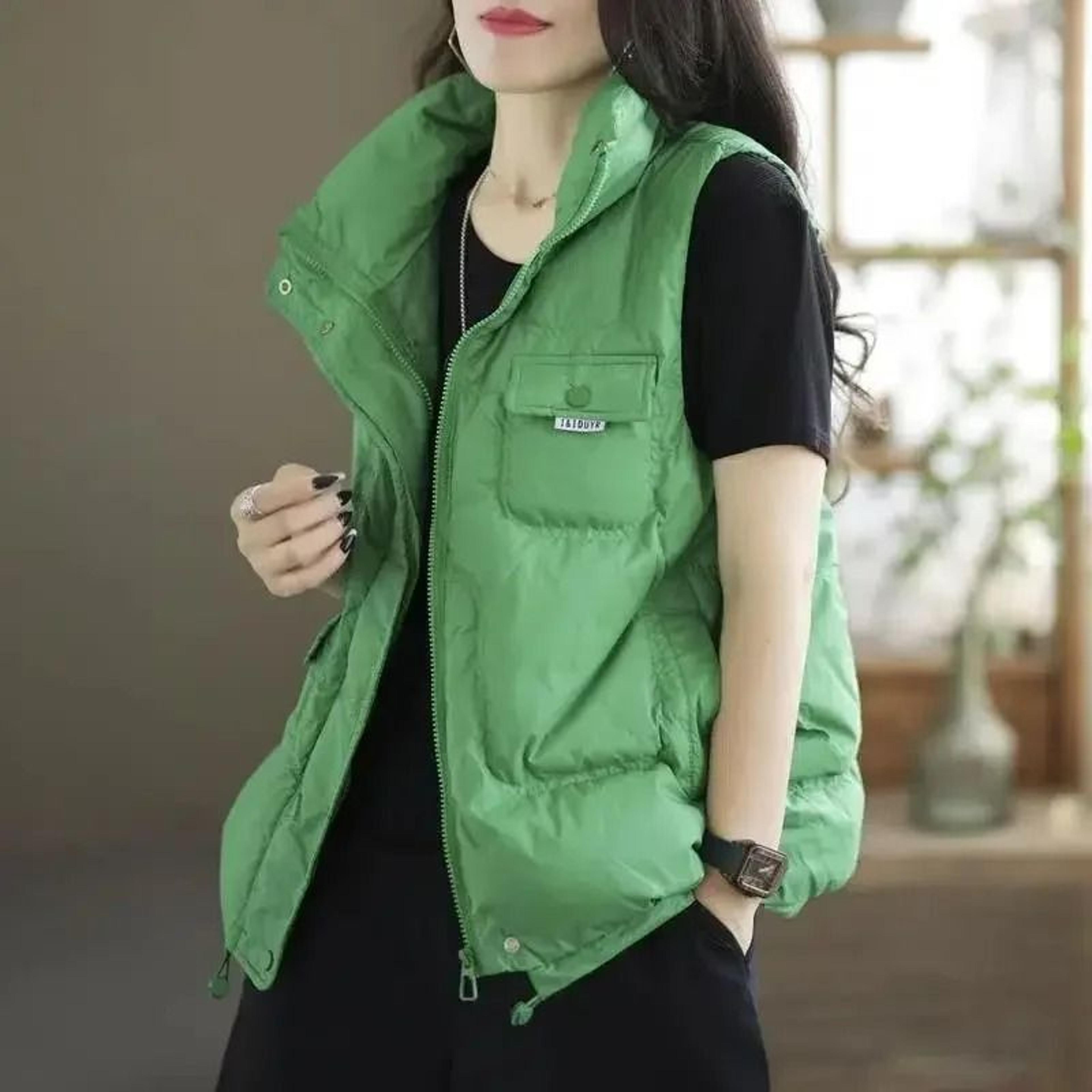lightweight puffer vest jacket