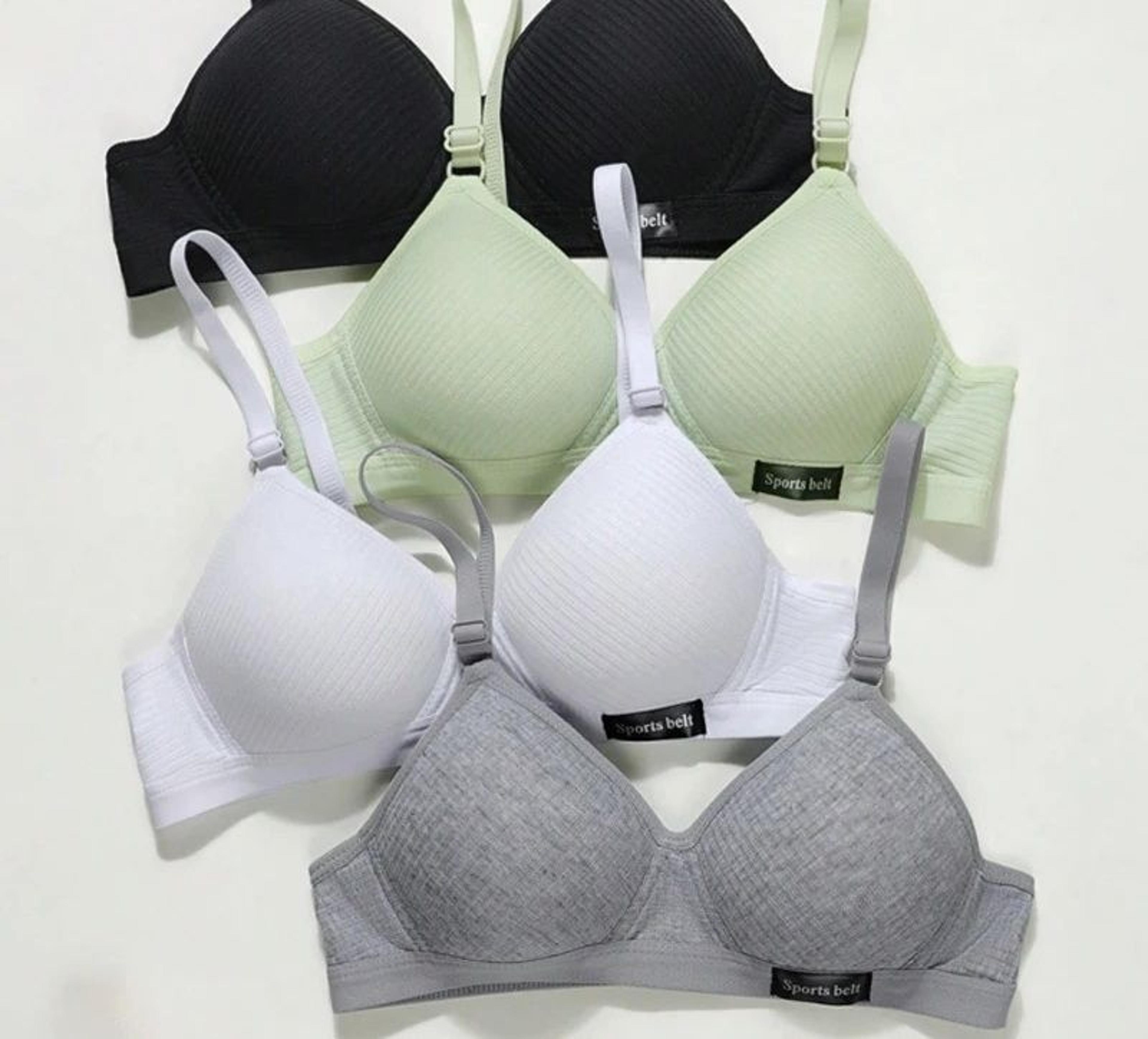 women's wireless v-neck gathering comfort bra