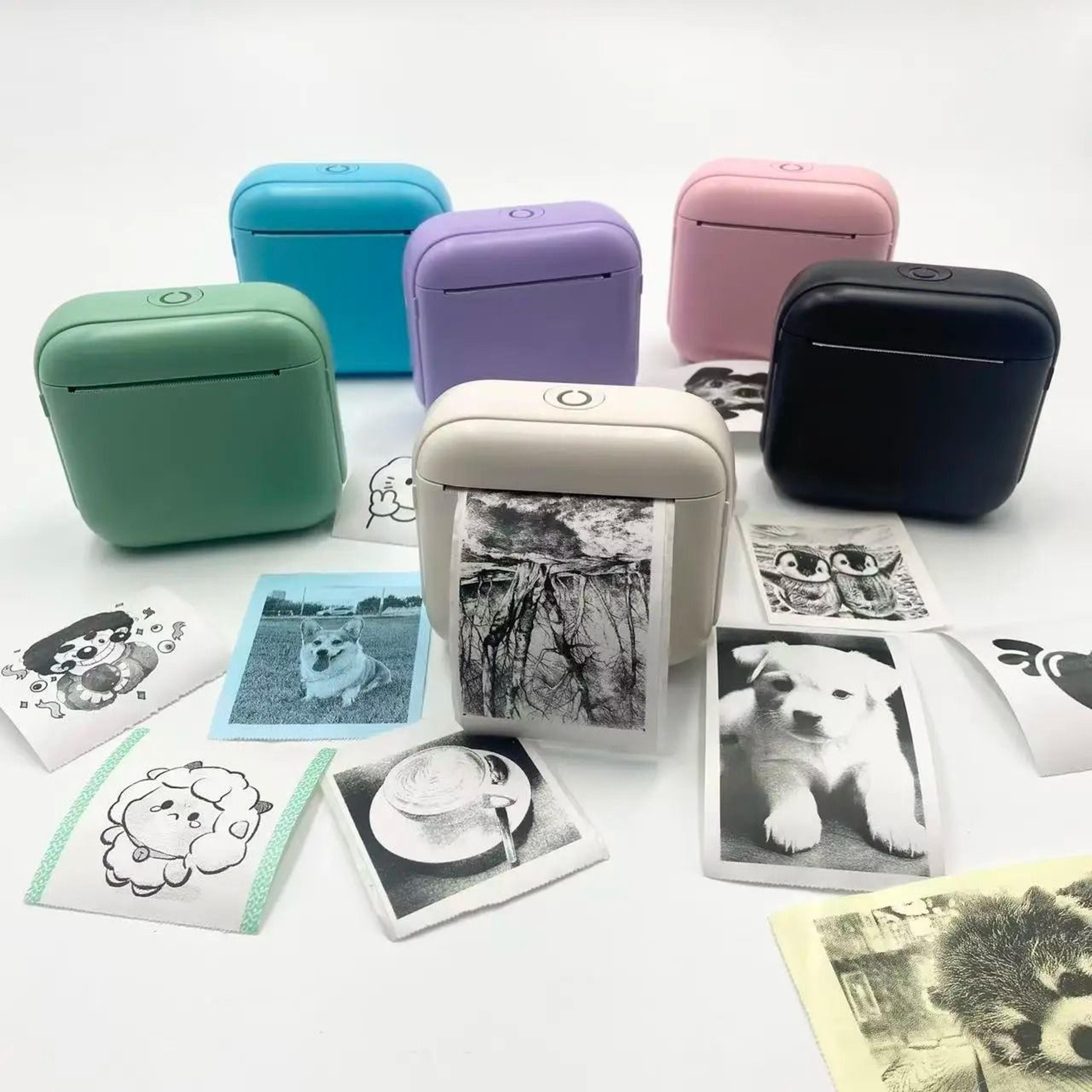wireless mini thermal label maker kit (203 dpi hd)