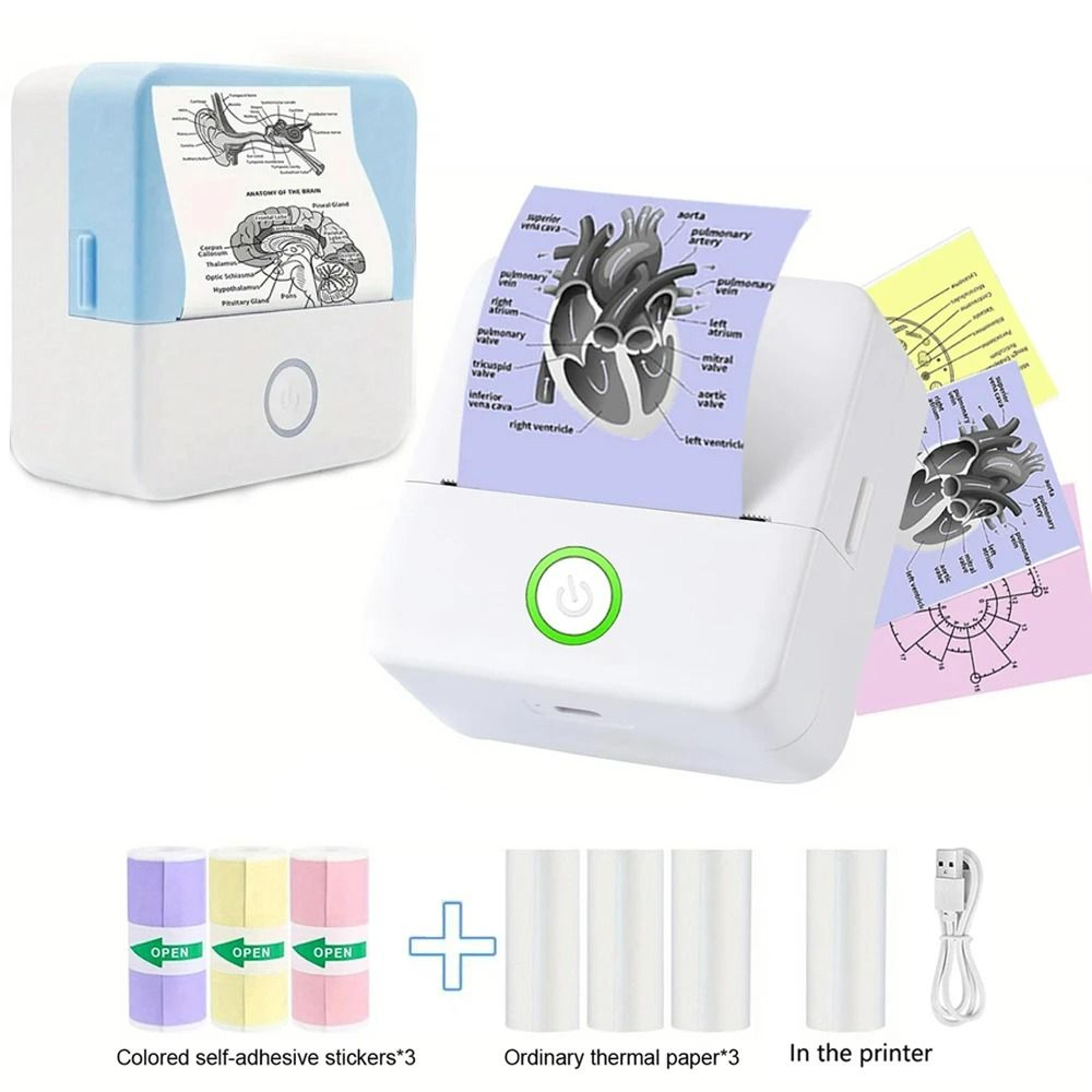 wireless mini thermal label printer (200 dpi hd)