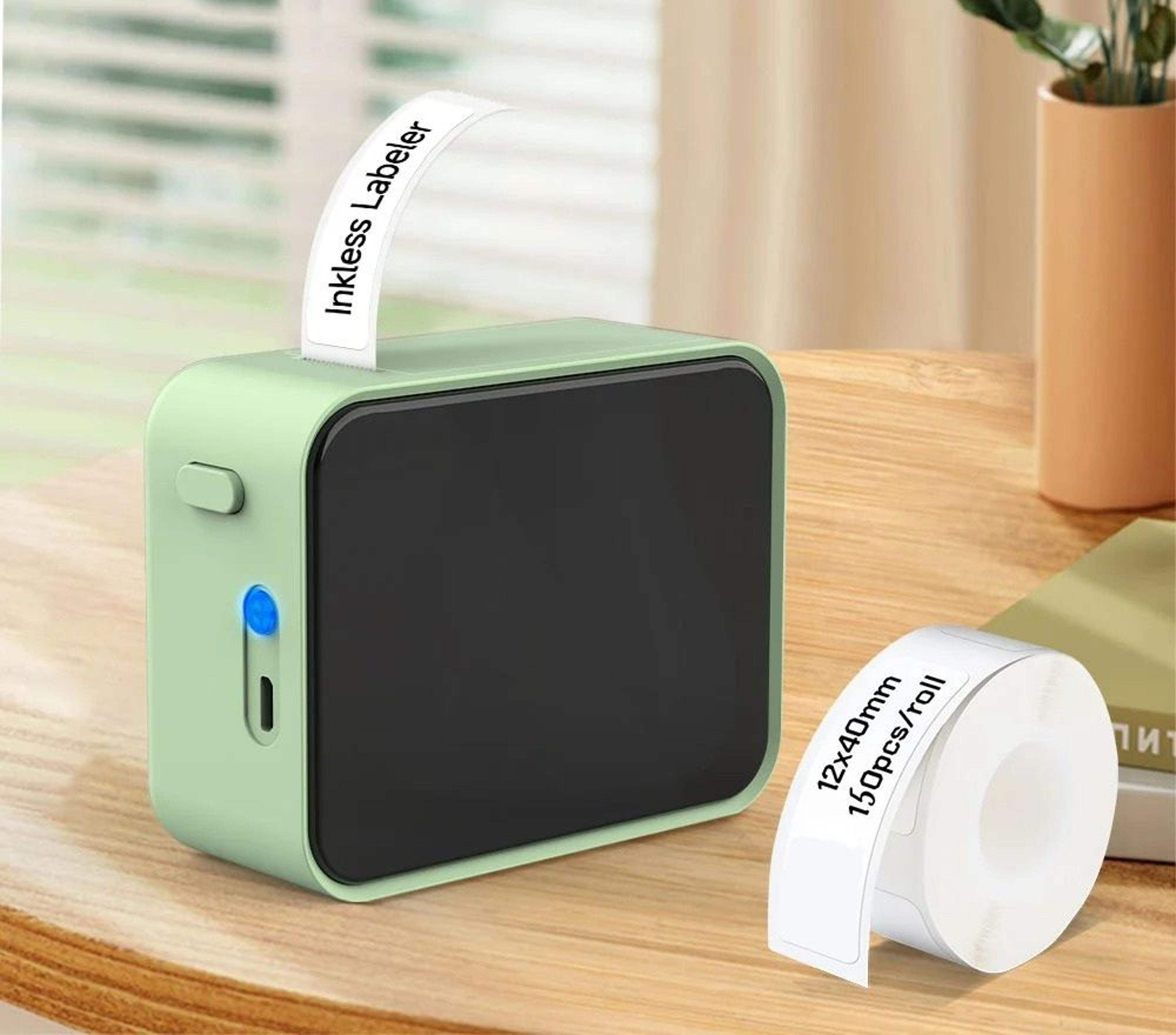portable wireless thermal label maker