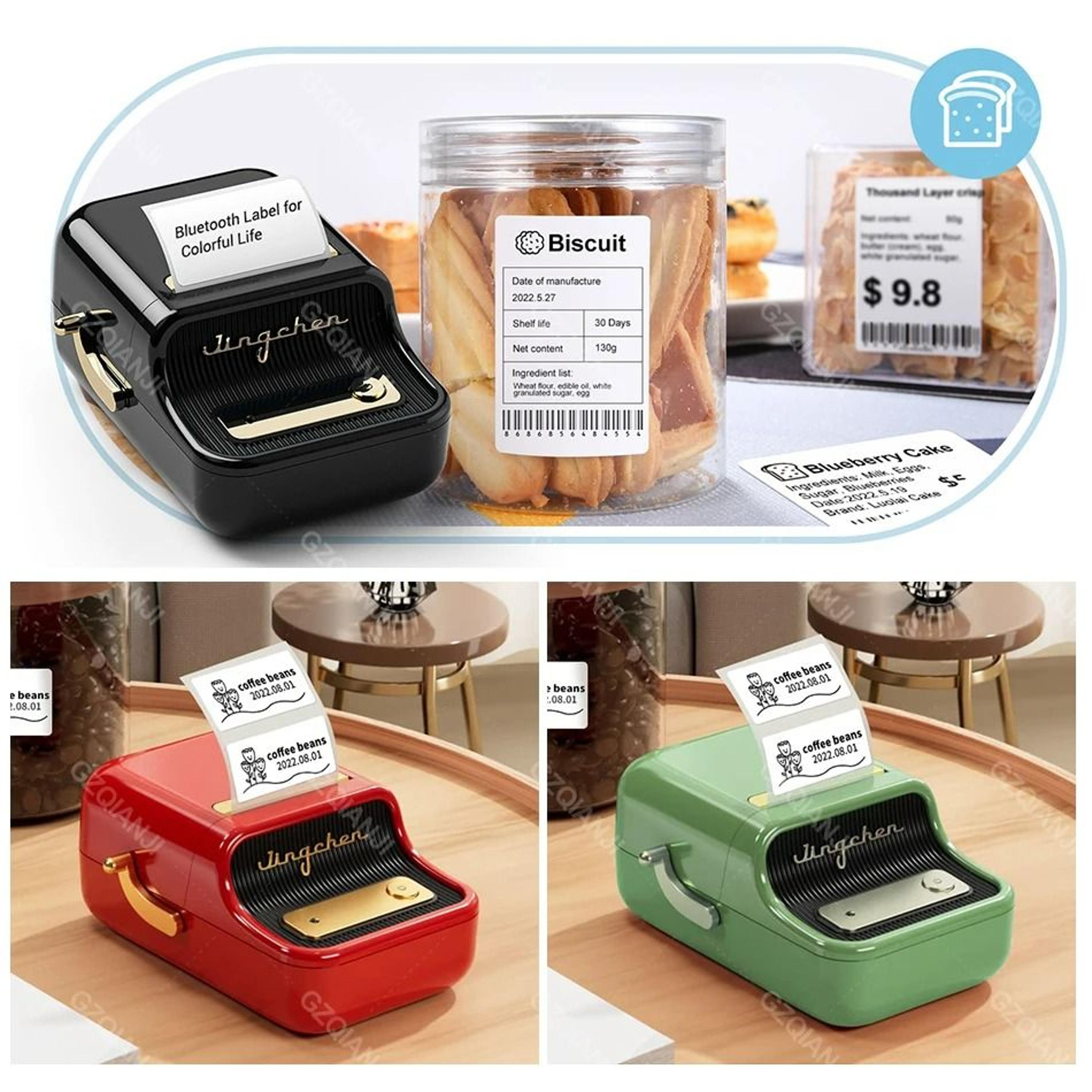 versatile wireless vintage thermal label printer