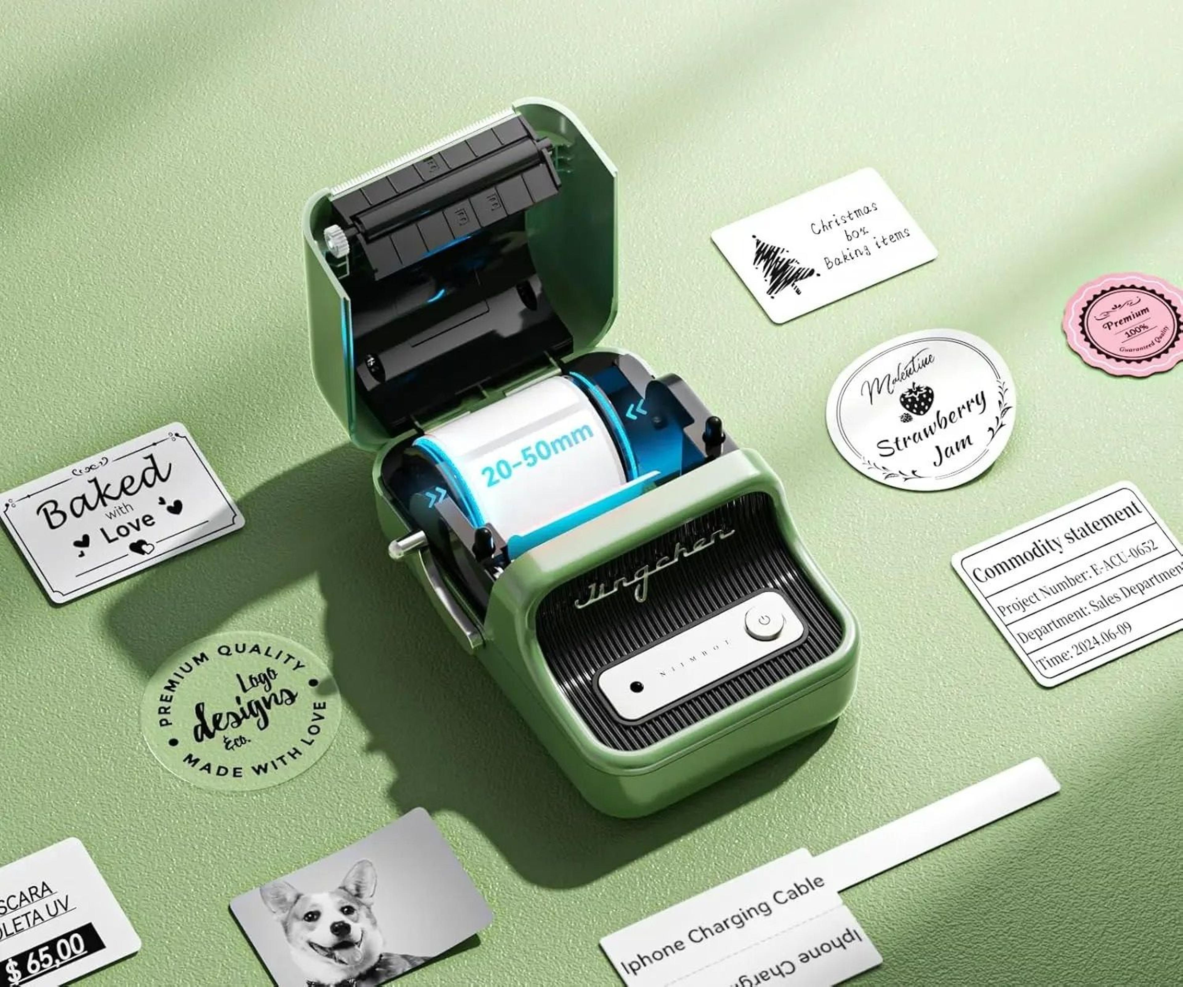 wireless hd vintage thermal label printer (200 dpi & 300 dpi pro)