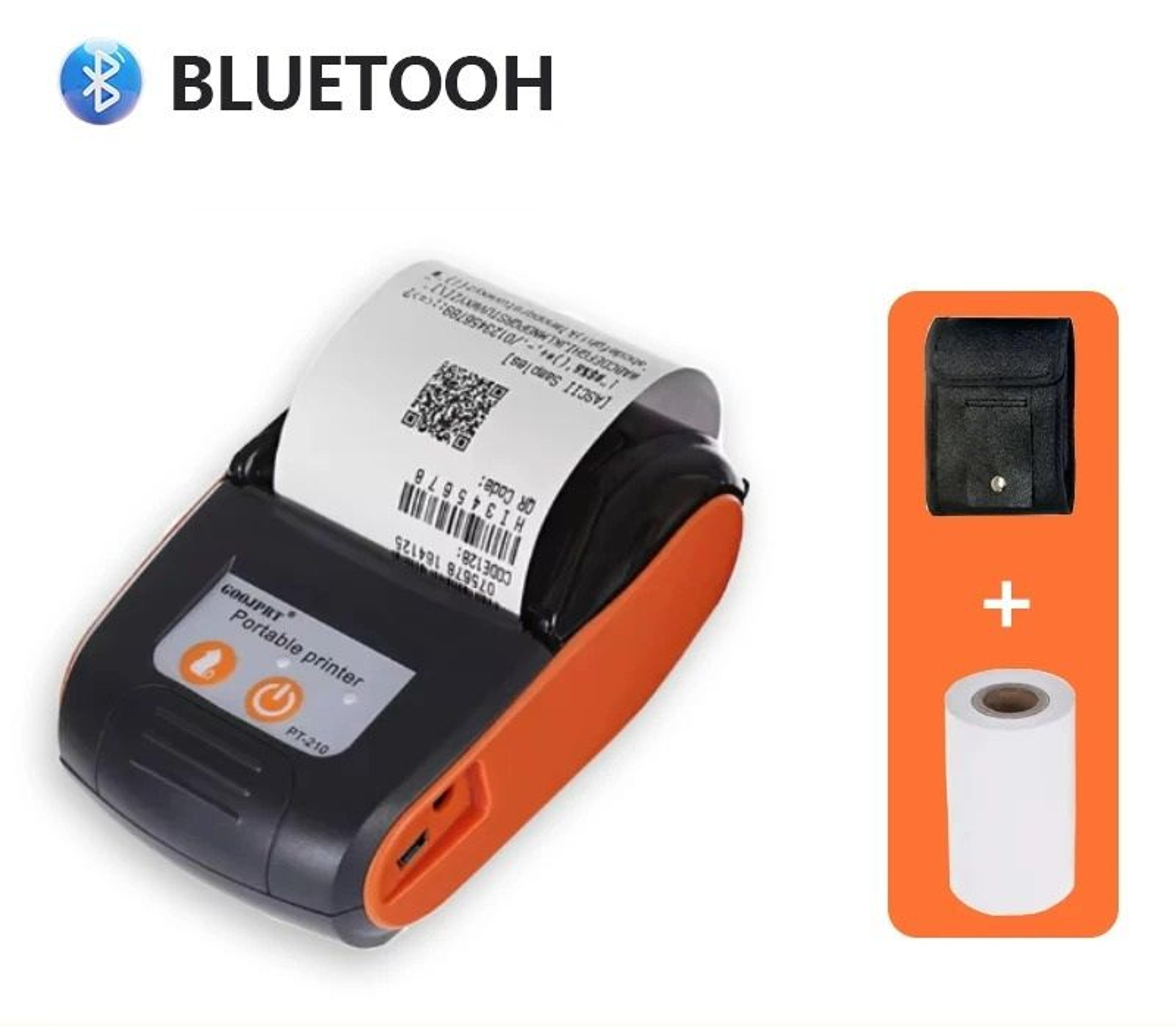 handheld portable wireless bluetooth receipt & label printer