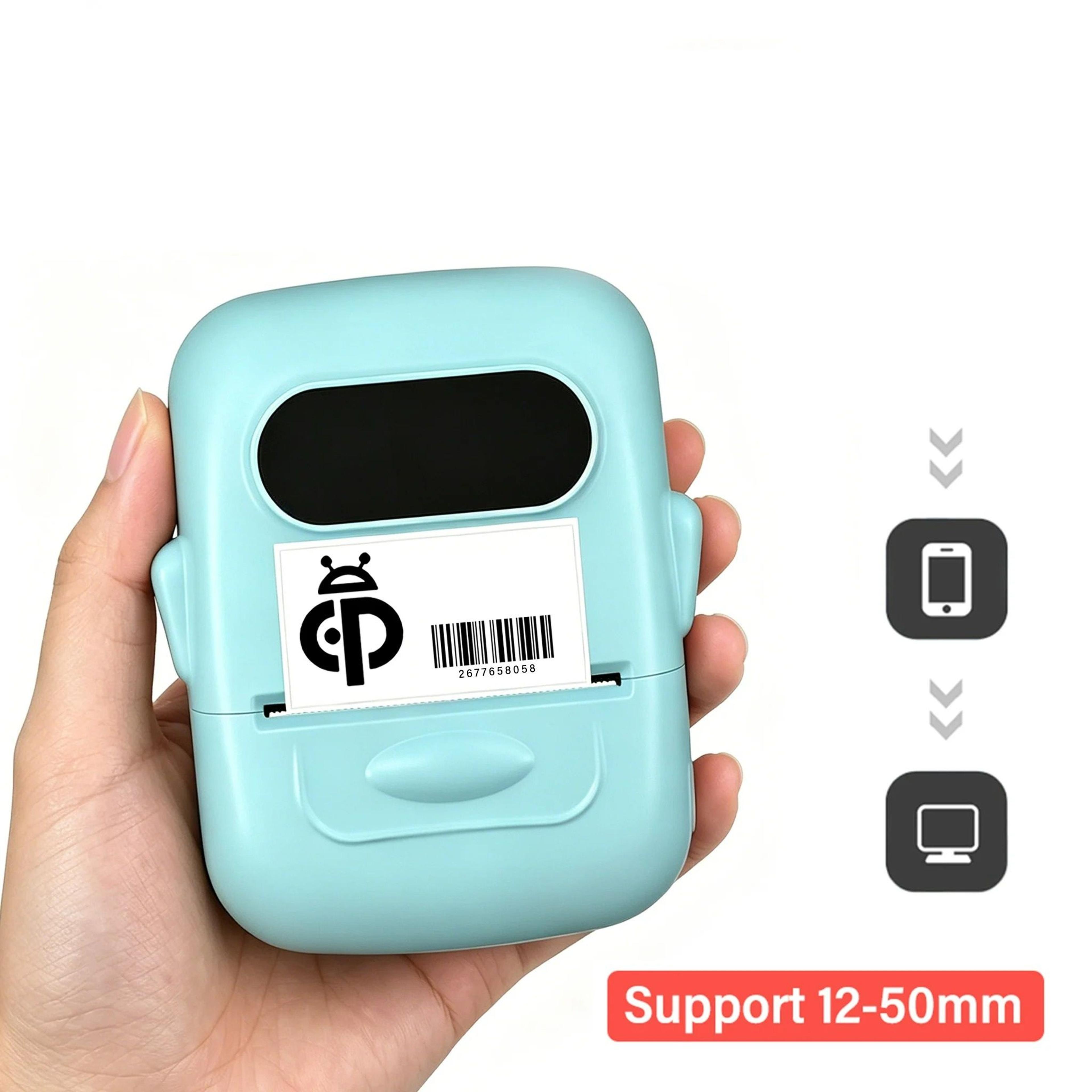 portable desktop direct thermal label printer (0.47 to 2 in width)