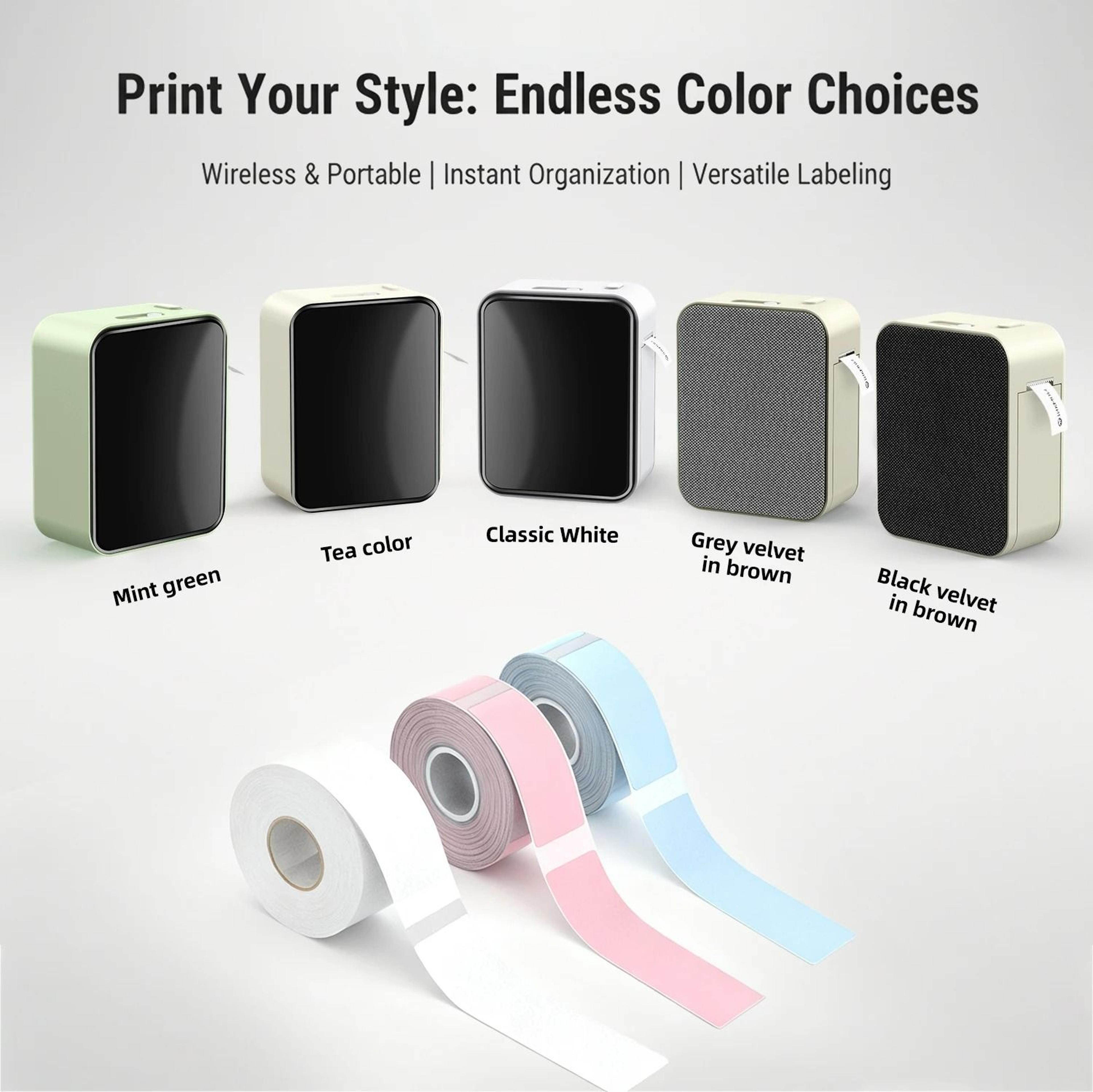 lightweight pocket wireless thermal label printer