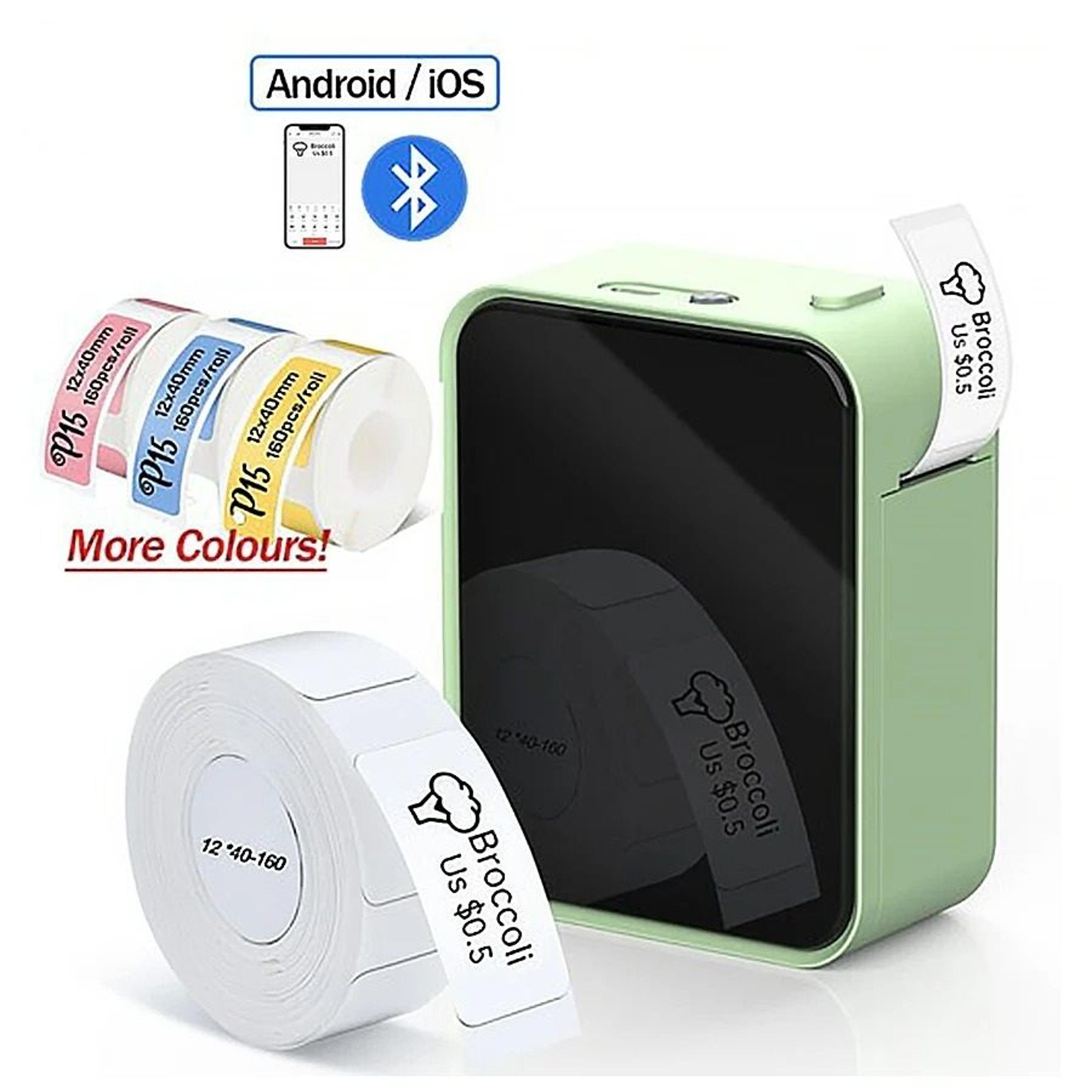 ultra-compact wireless thermal pocket label maker