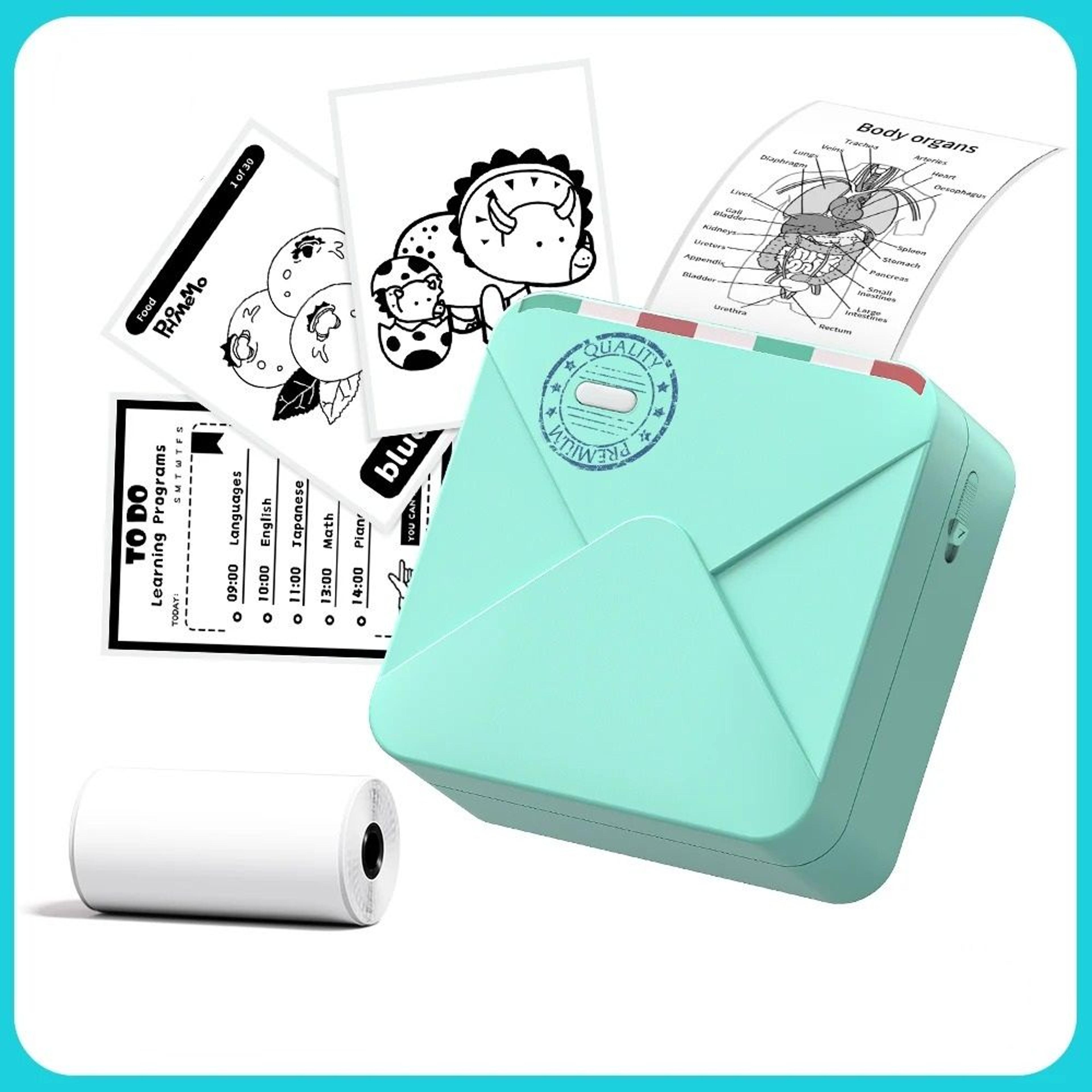 high-resolution pocket photo & wireless thermal printer