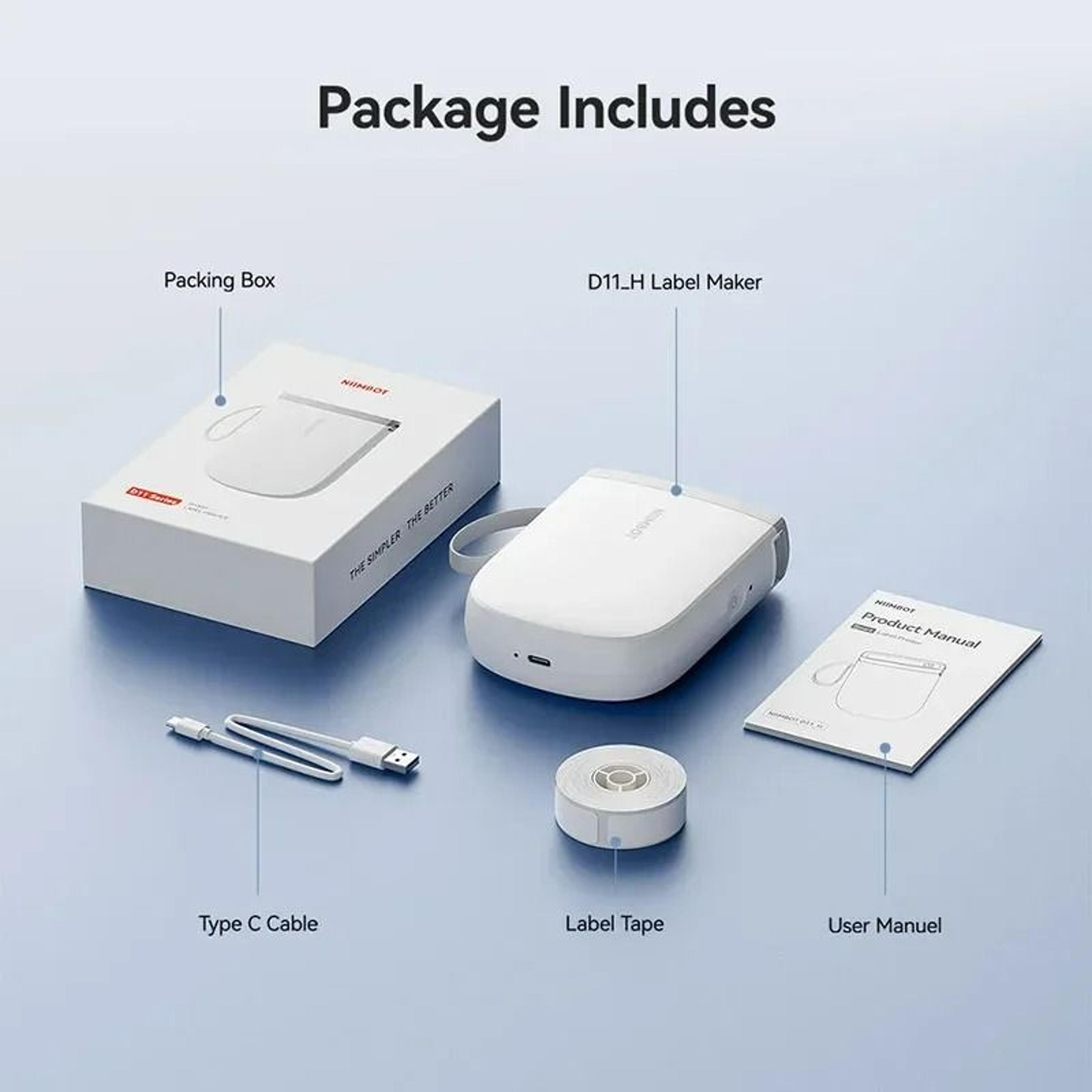 300 dpi high-resolution pocket wireless thermal label make