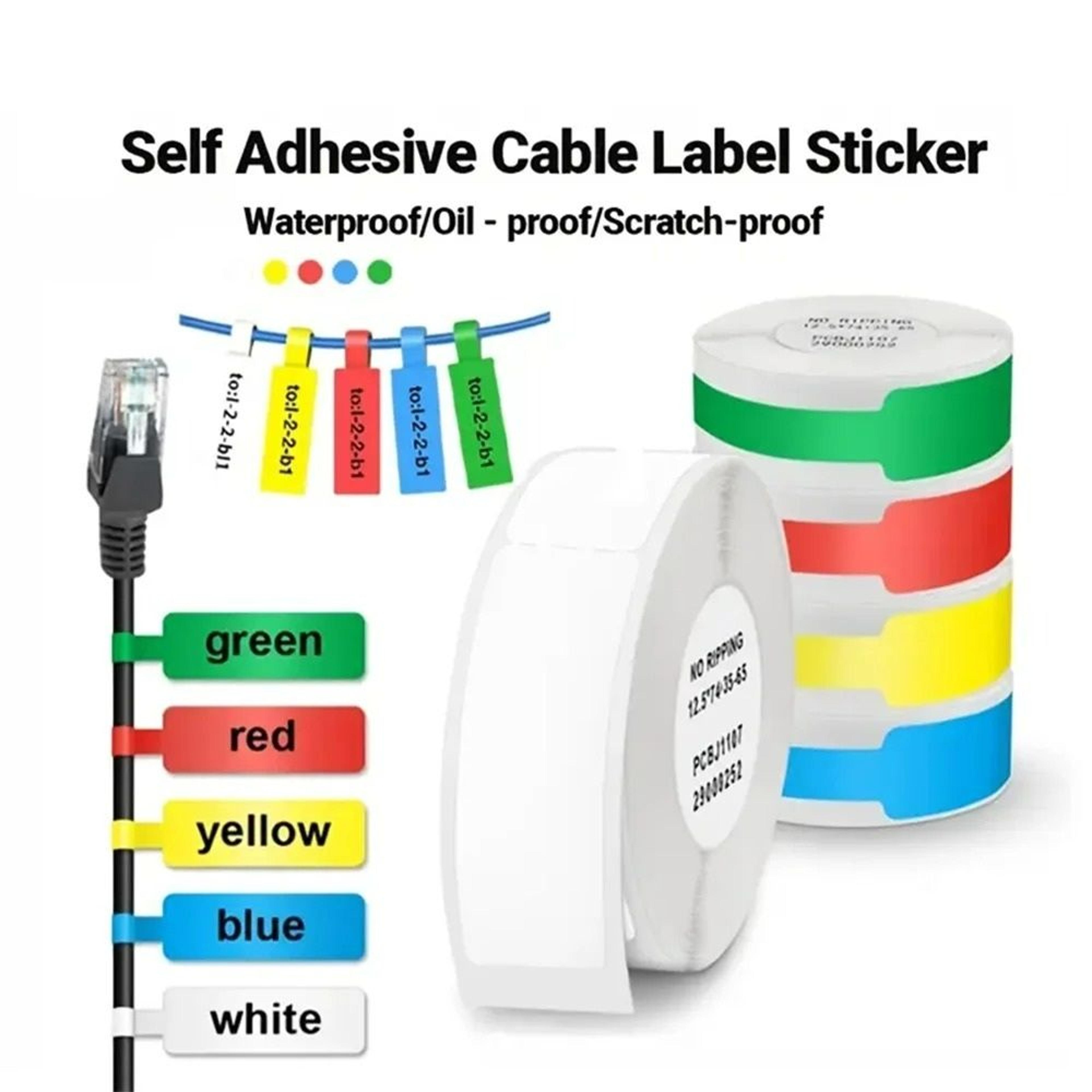 waterproof tear-resistant thermal cable label roll
