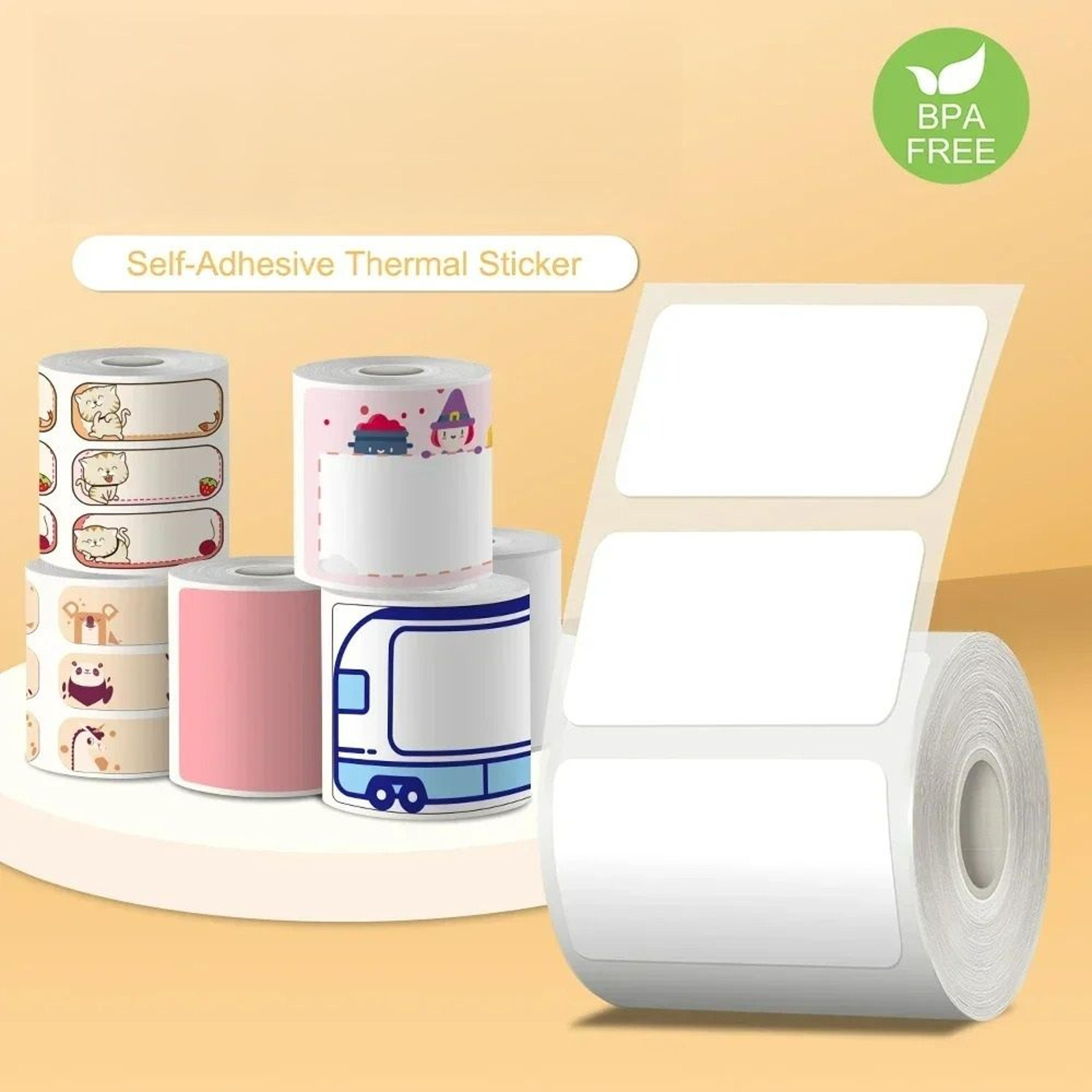 self-adhesive waterproof thermal label paper rolls & jewelry tags