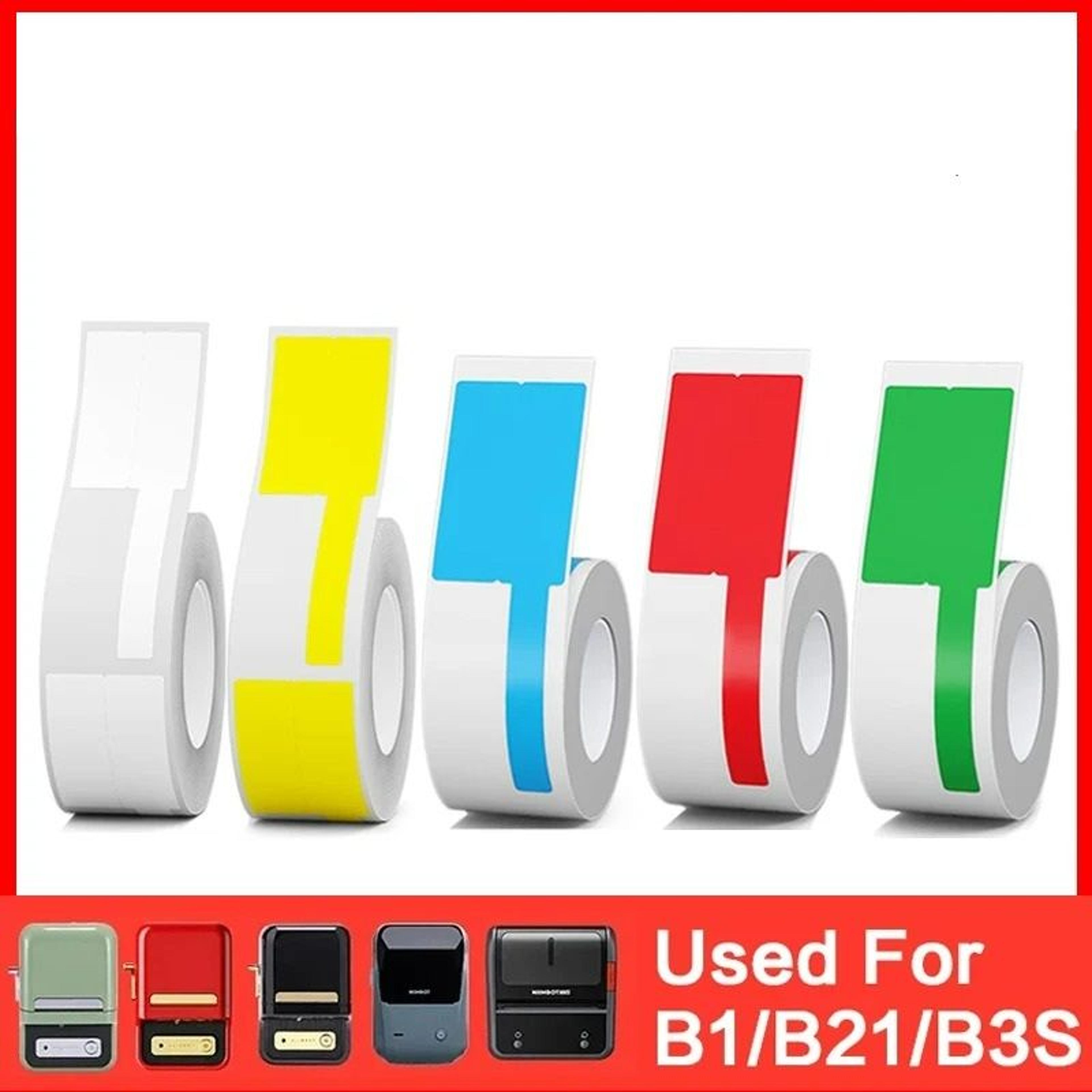medium-format waterproof thermal label tape rolls (cable, color & pre-cut series)