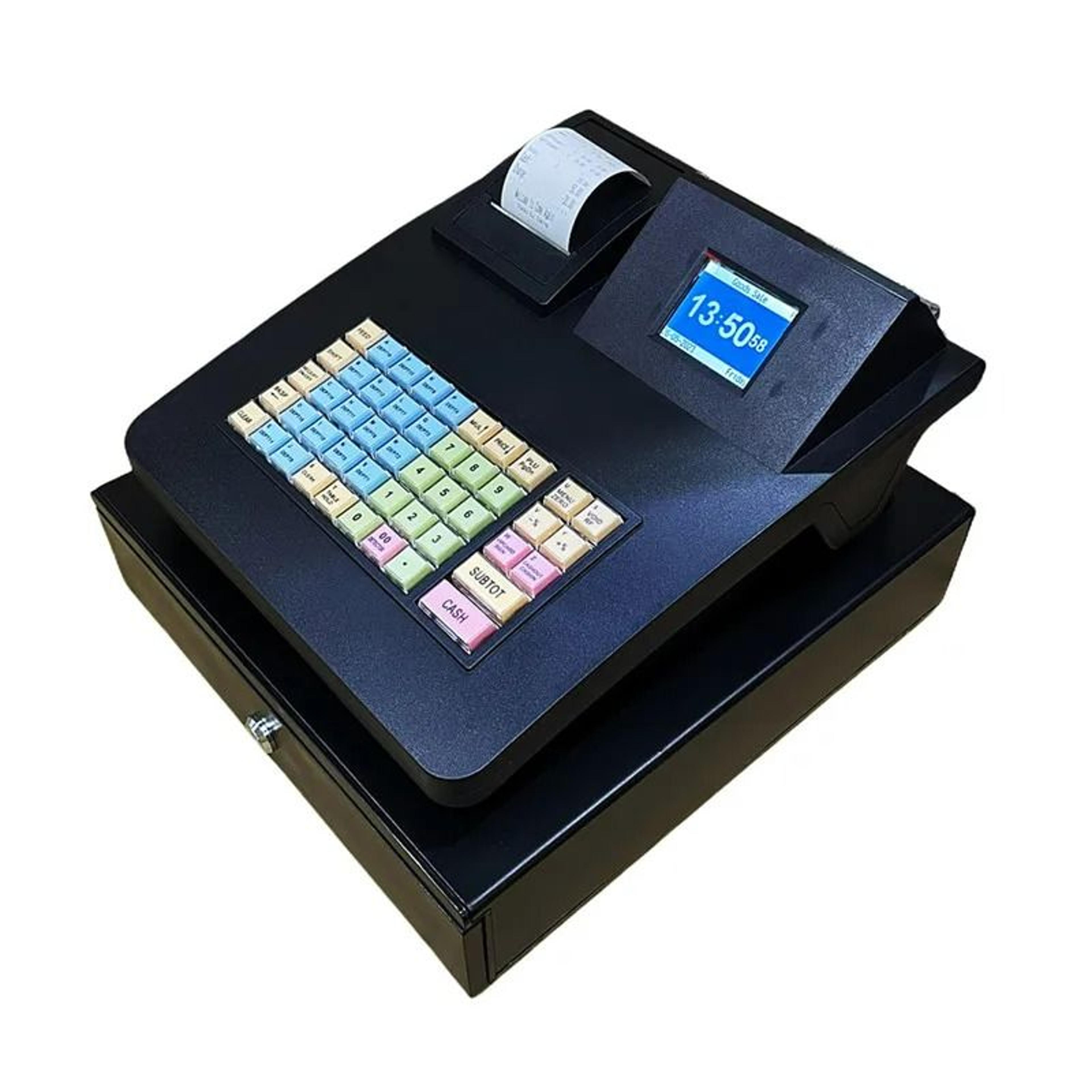 electronic cash register system with integrated 58mm thermal receipt printer
