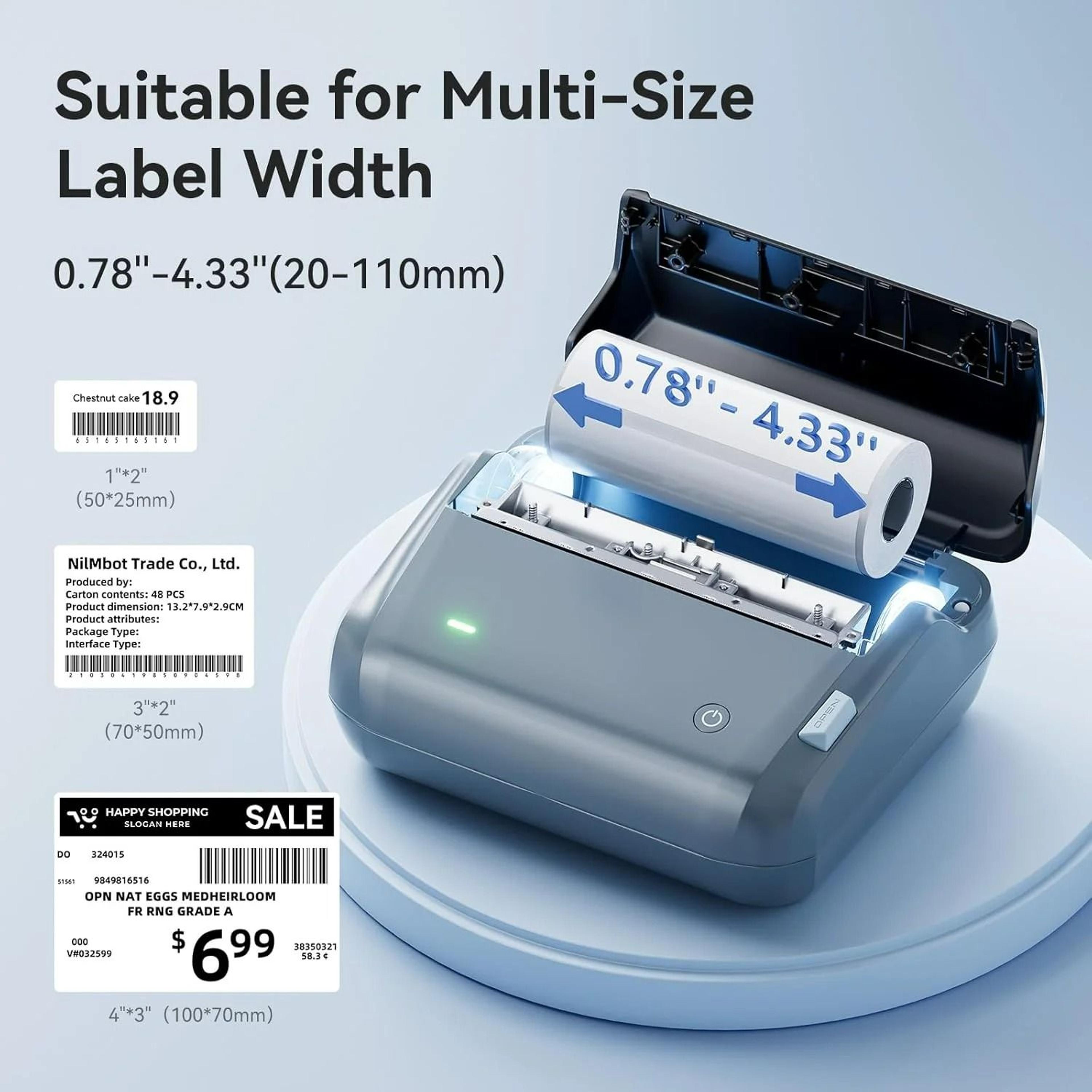 large size self-adhesive thermal label paper rolls