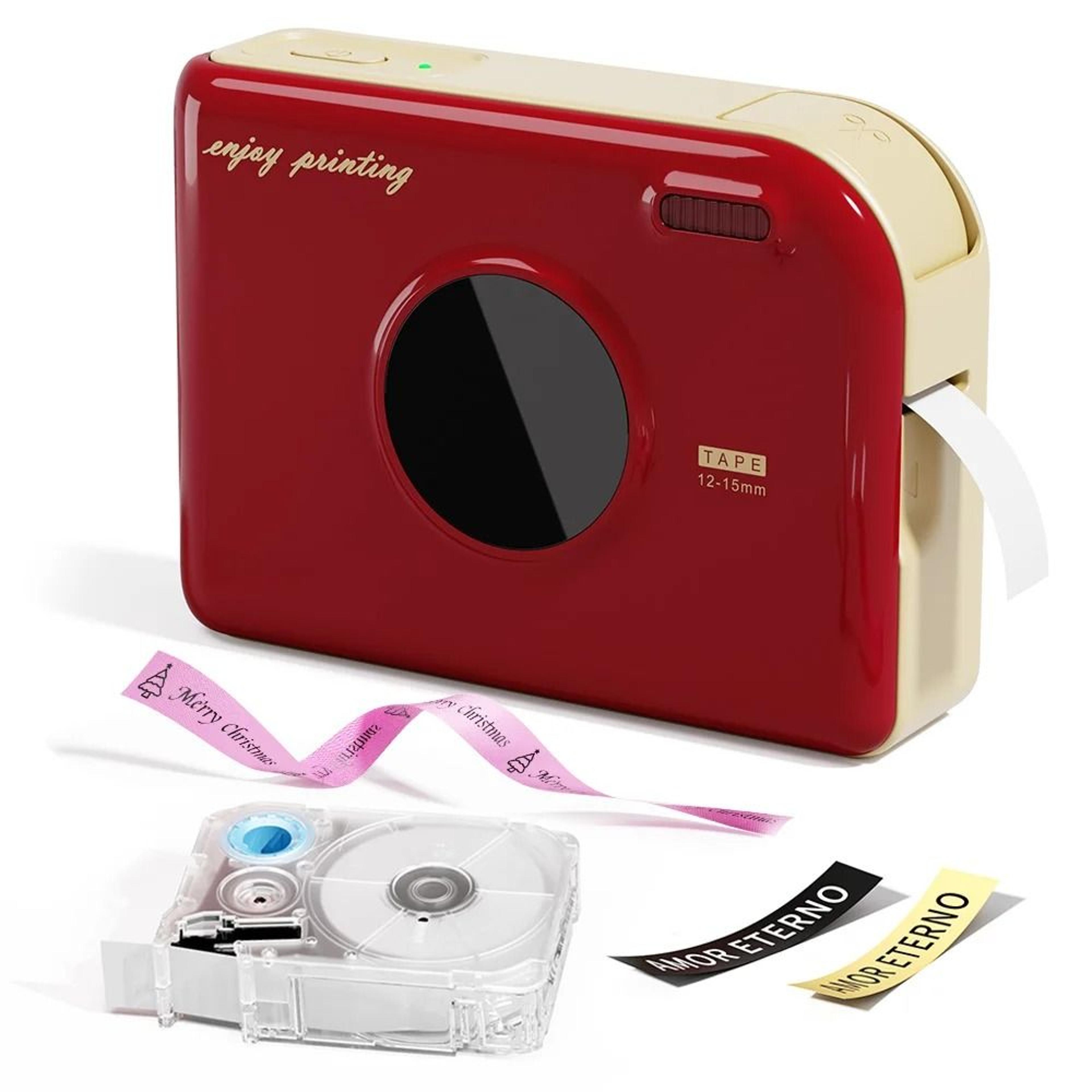 portable mini bluetooth thermal printer for gift tags and photos