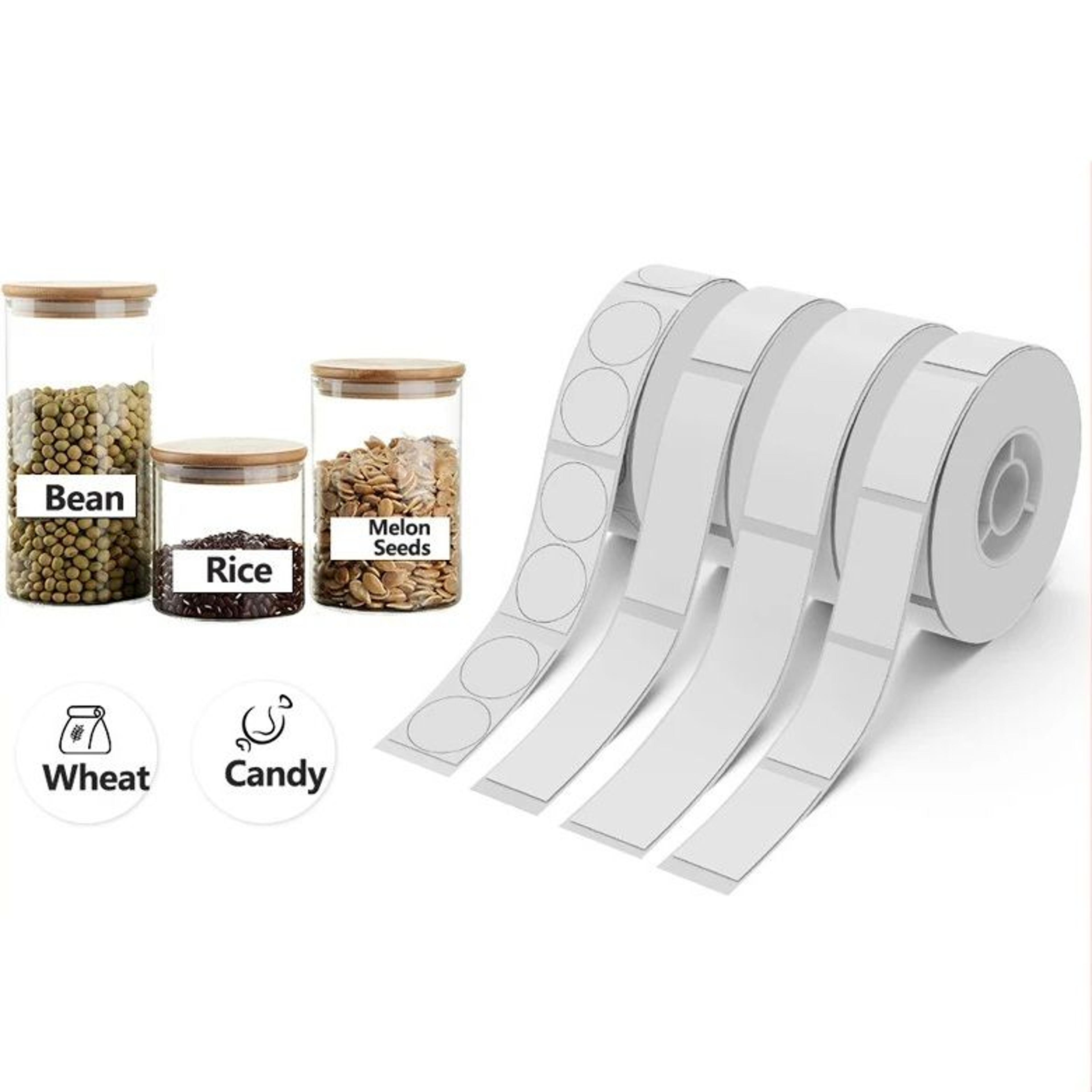 direct thermal waterproof white self-adhesive thermal label paper rolls