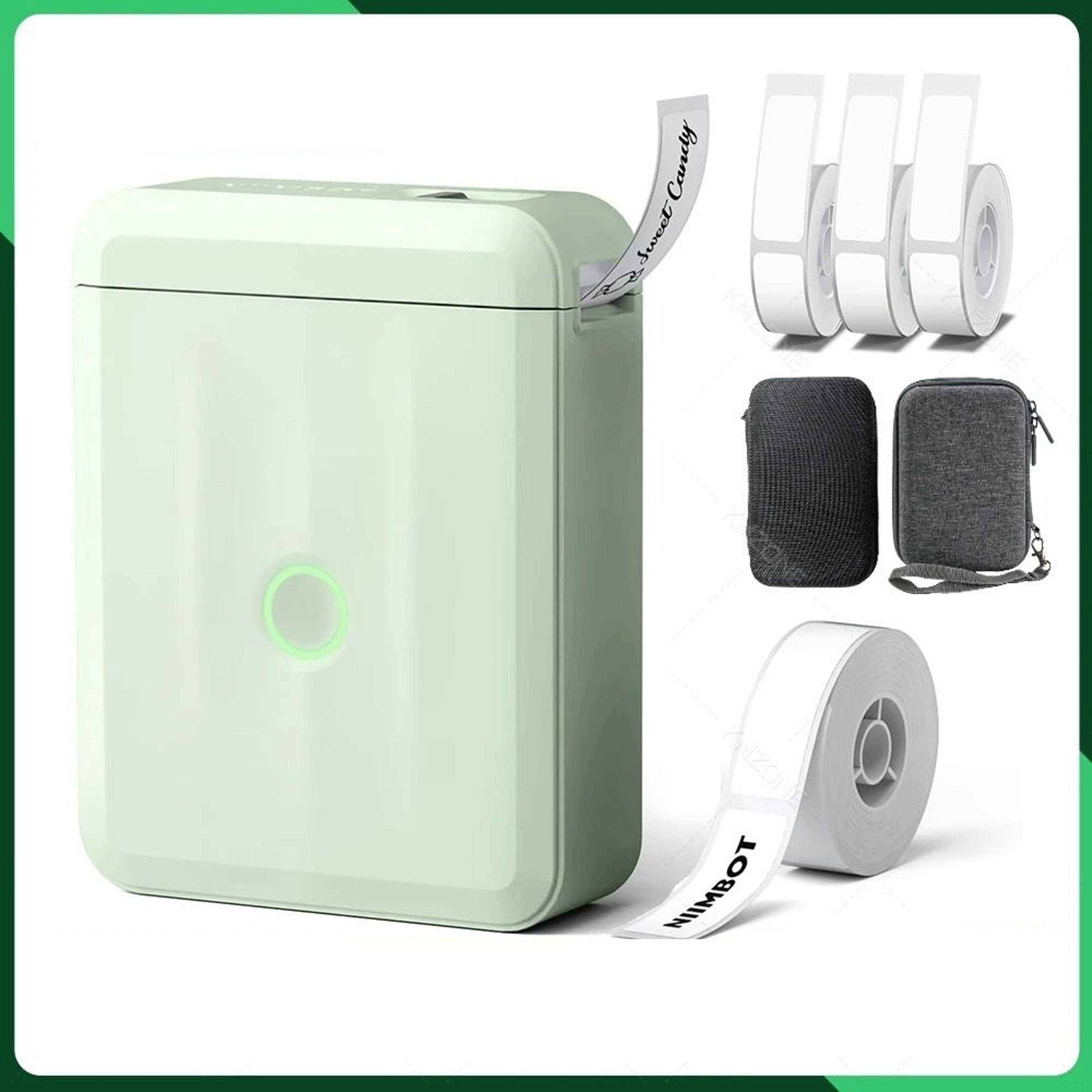 upgraded mini portable thermal label printer