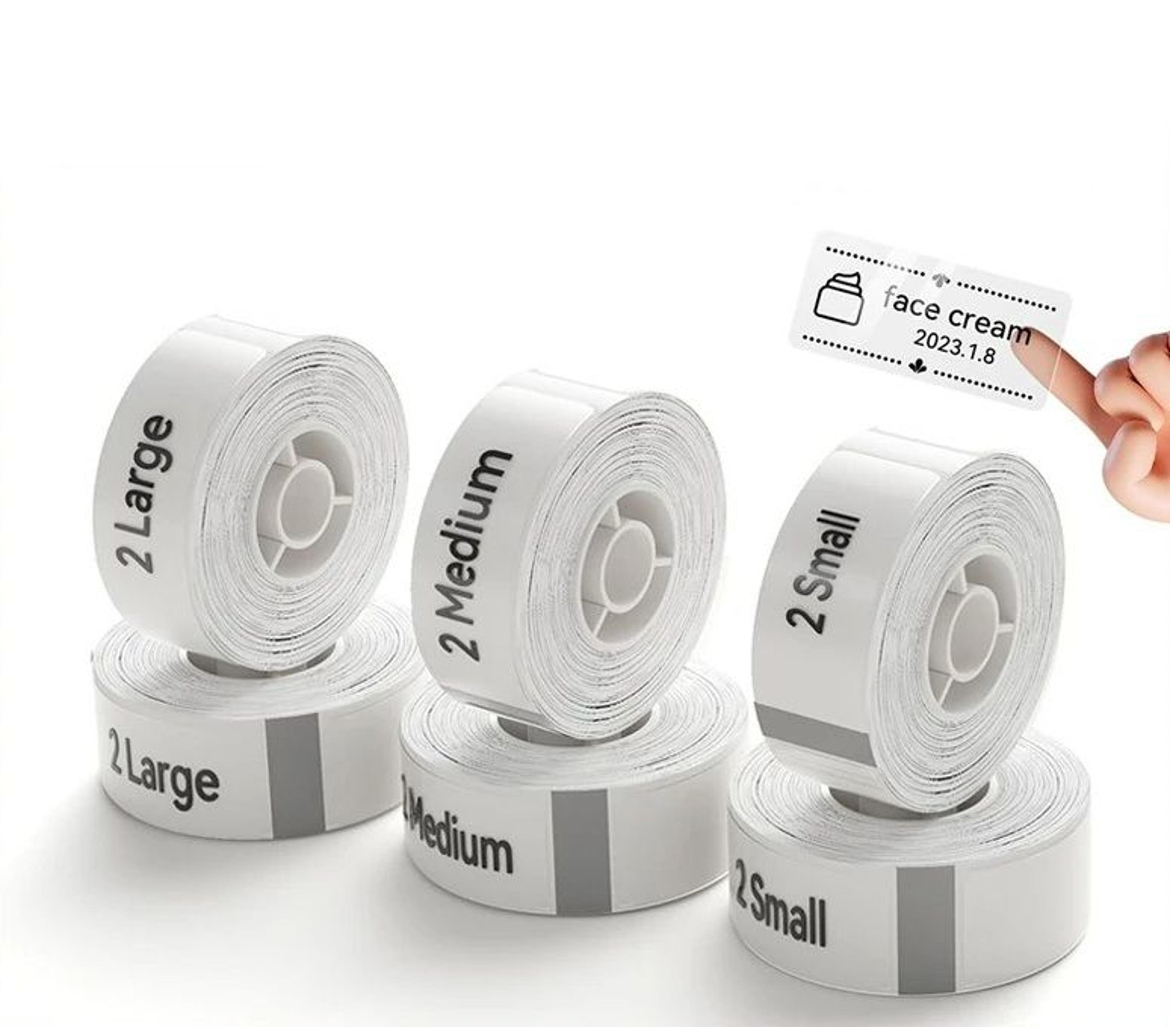 elite transparent self-adhesive thermal label paper rolls