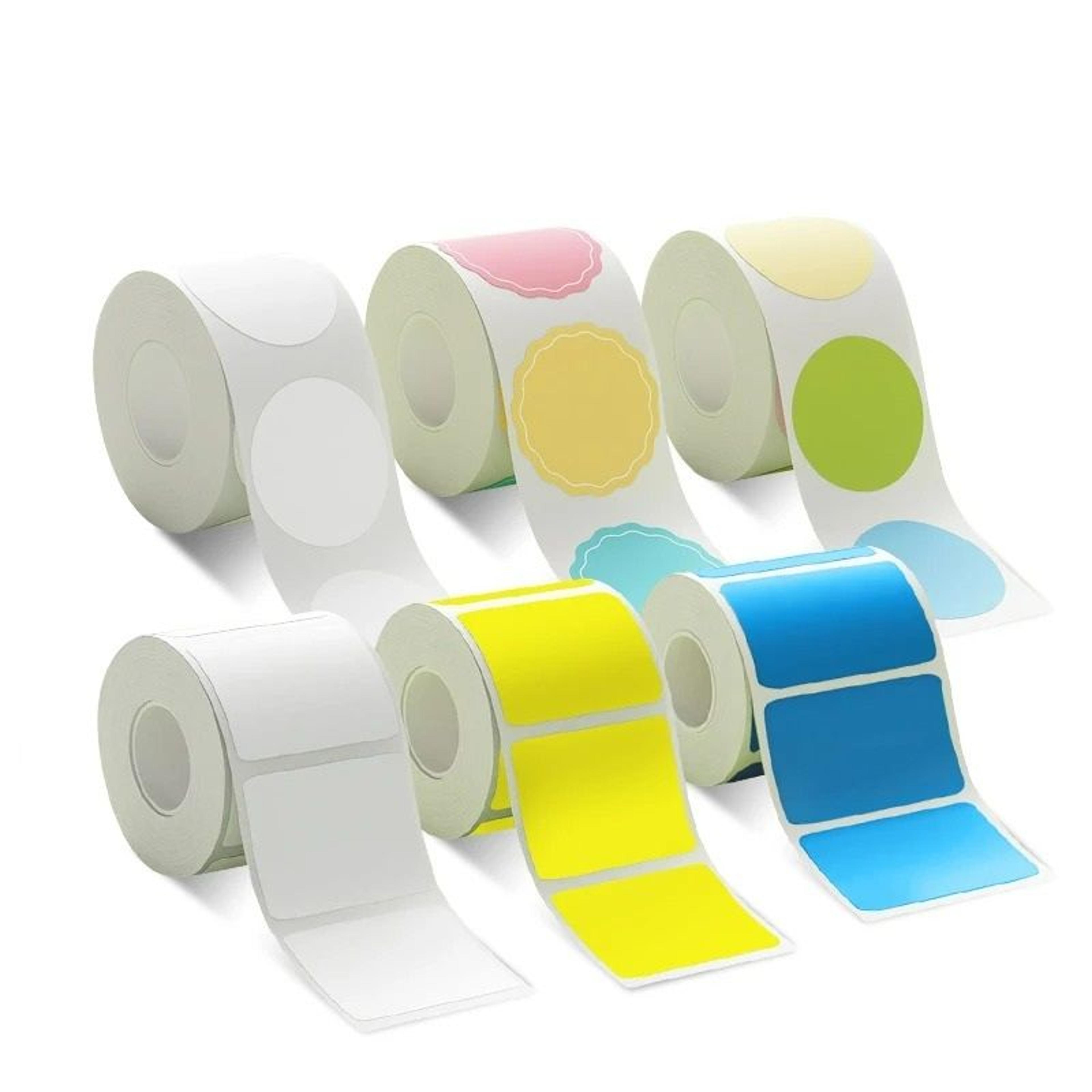 elite waterproof self-adhesive thermal label paper rolls for portable printer