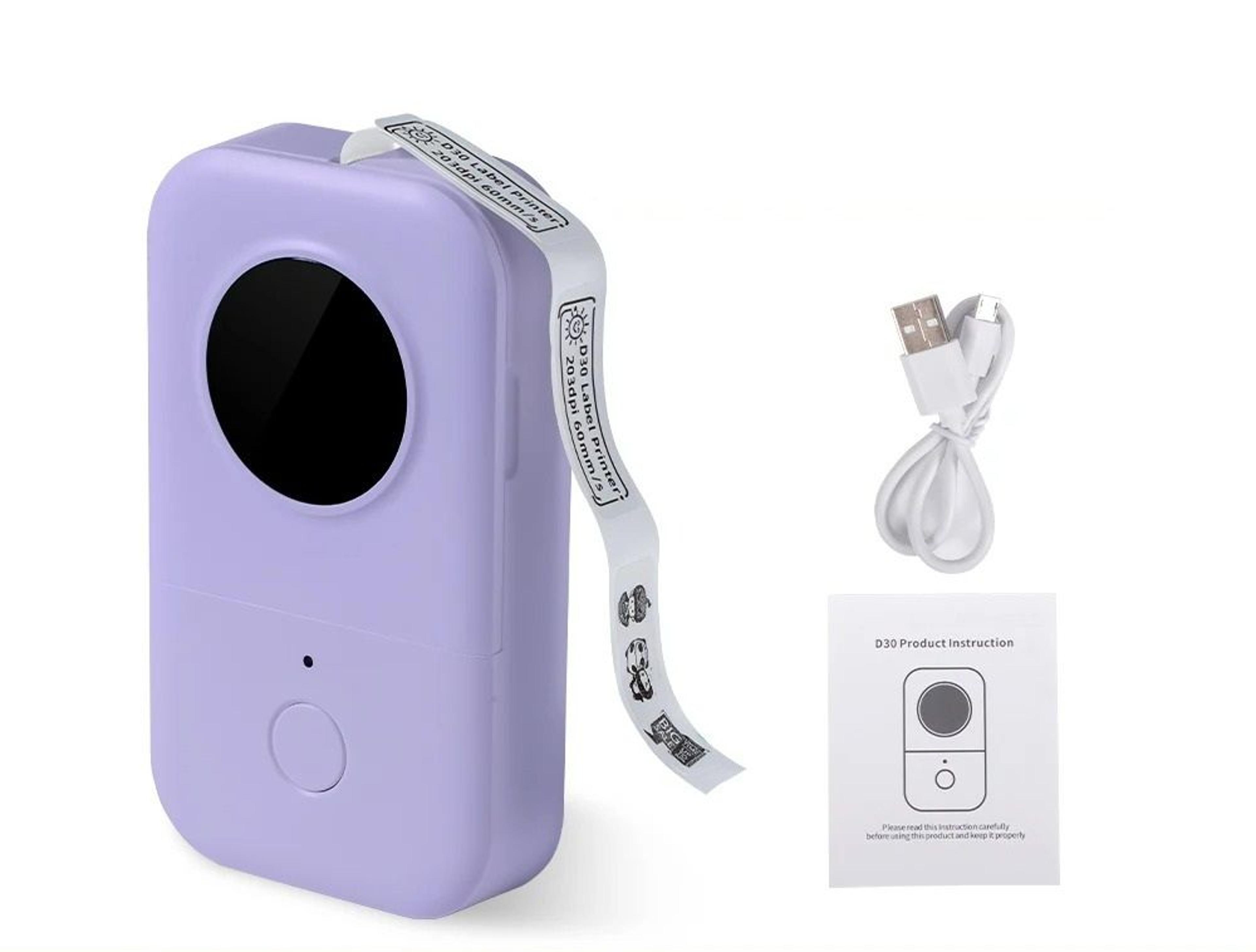 elite portable mini bluetooth thermal label maker