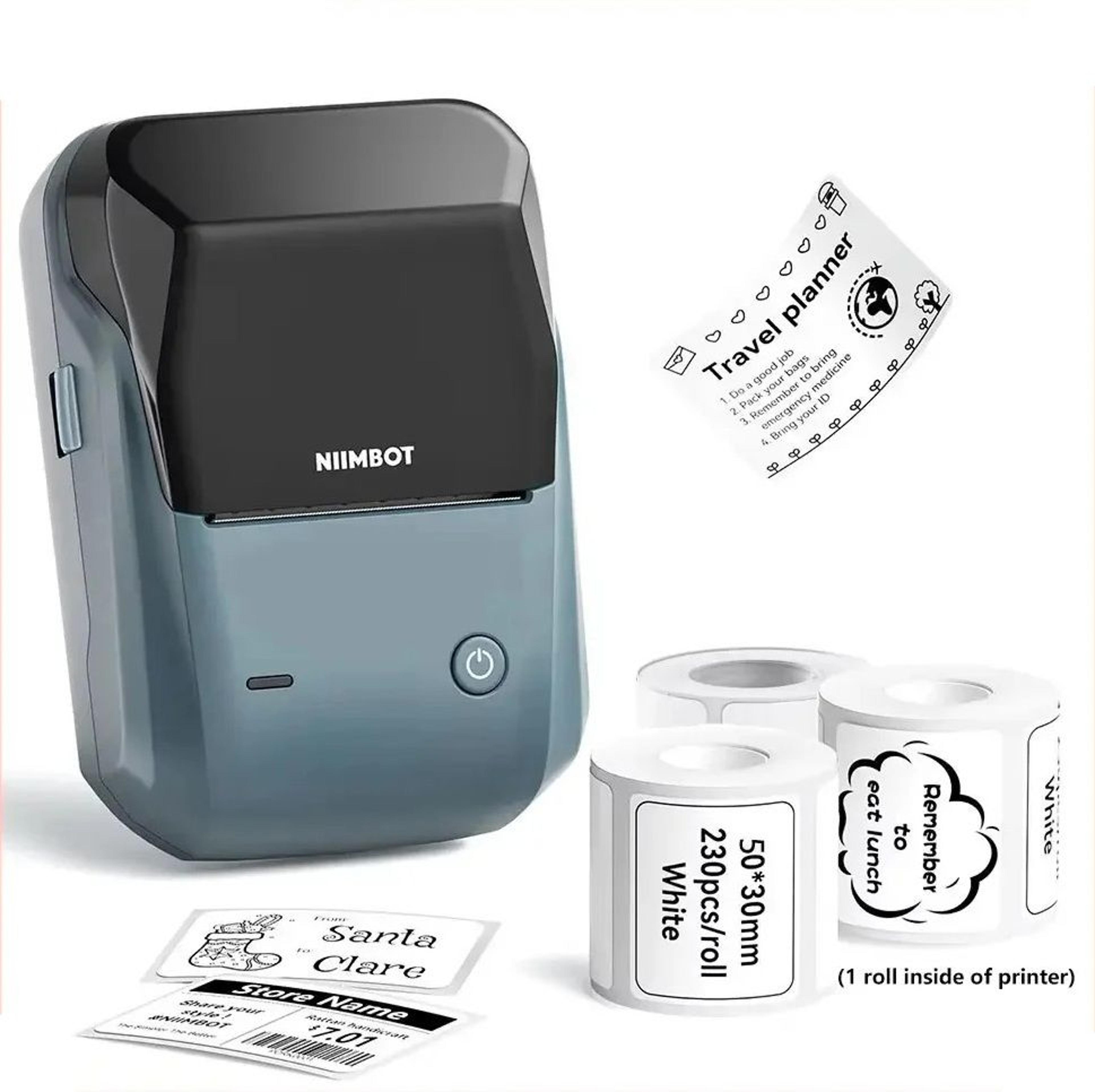 portable bluetooth thermal label printer for home and office