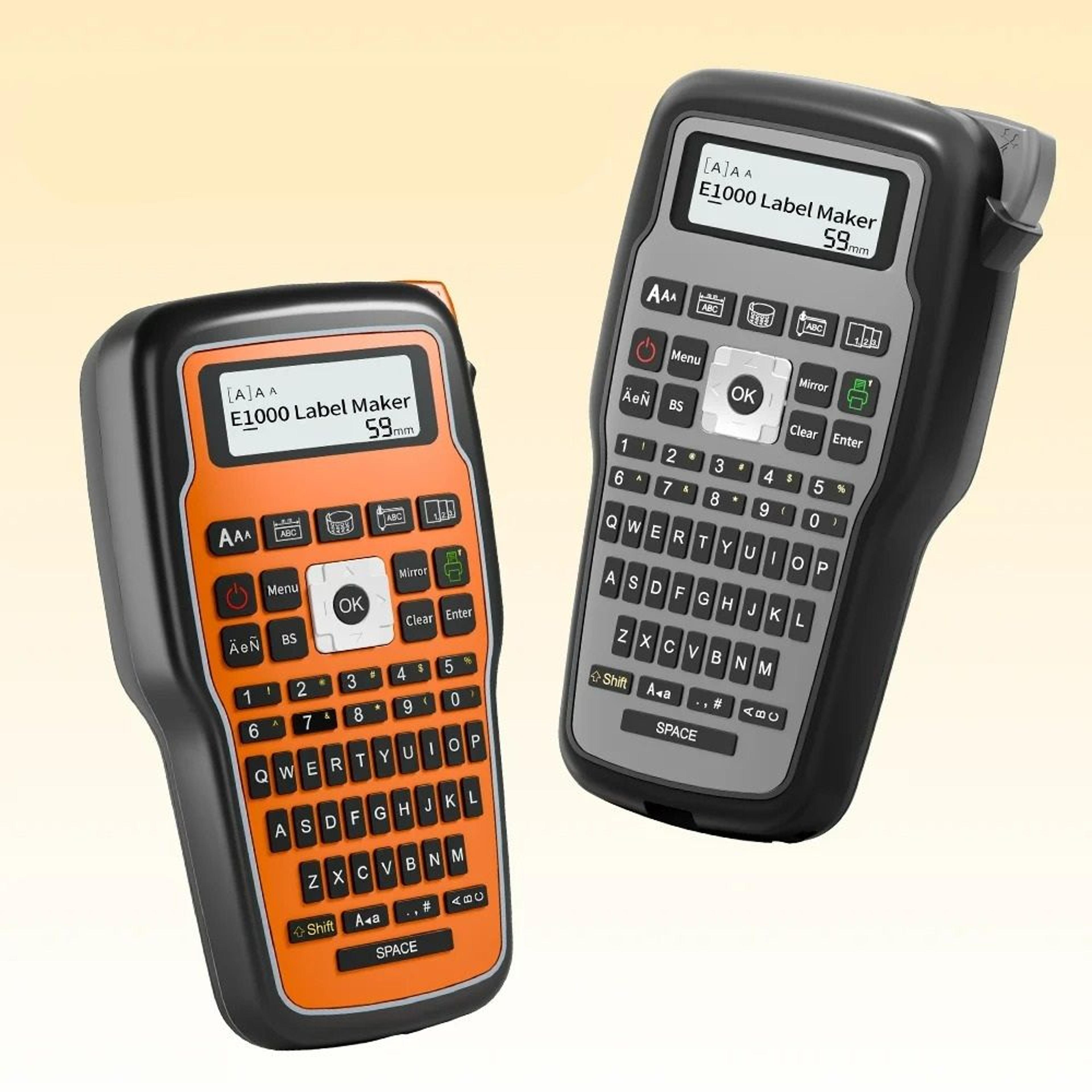 elite handheld industrial thermal transfer label printer