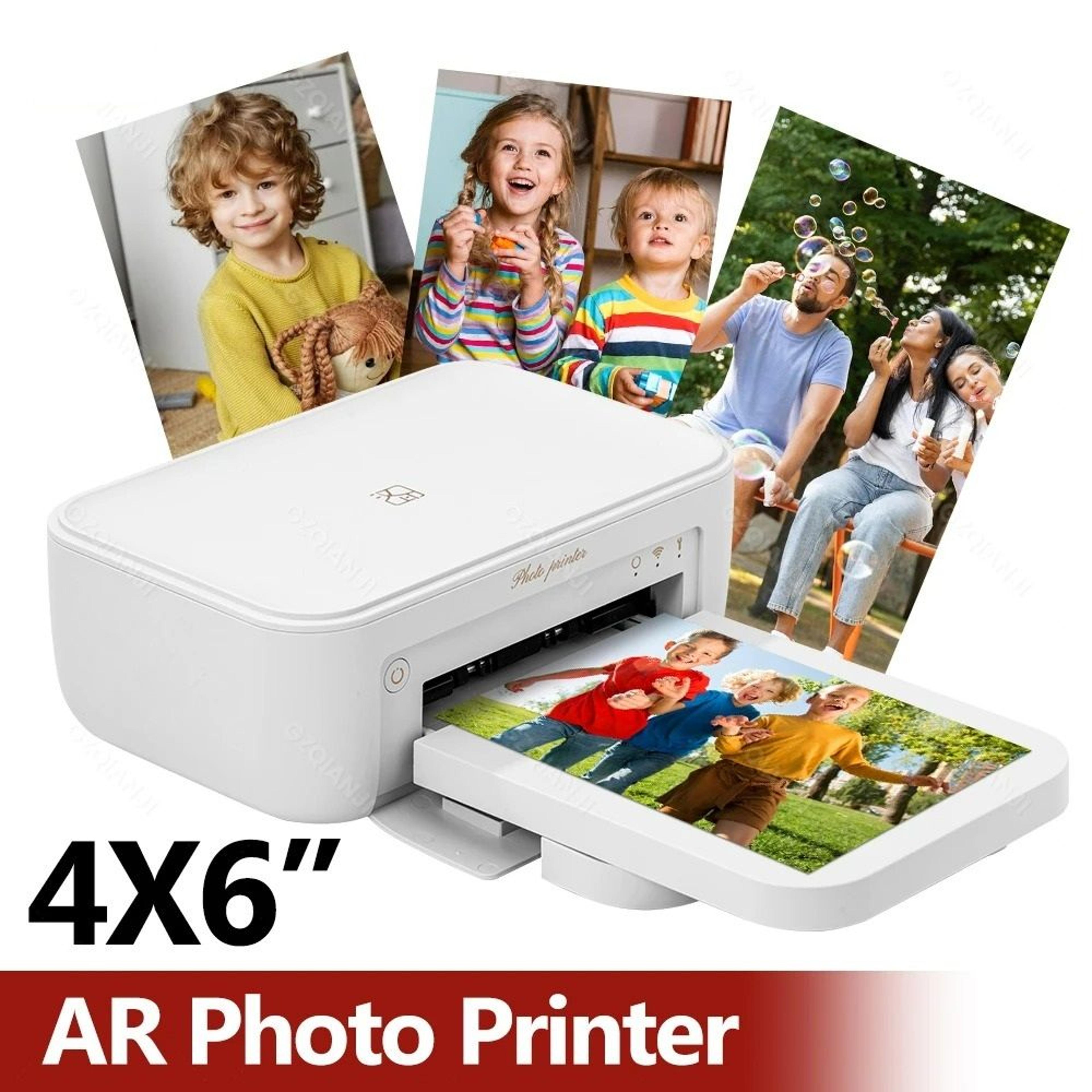 portable 4x6 wireless color photo printer