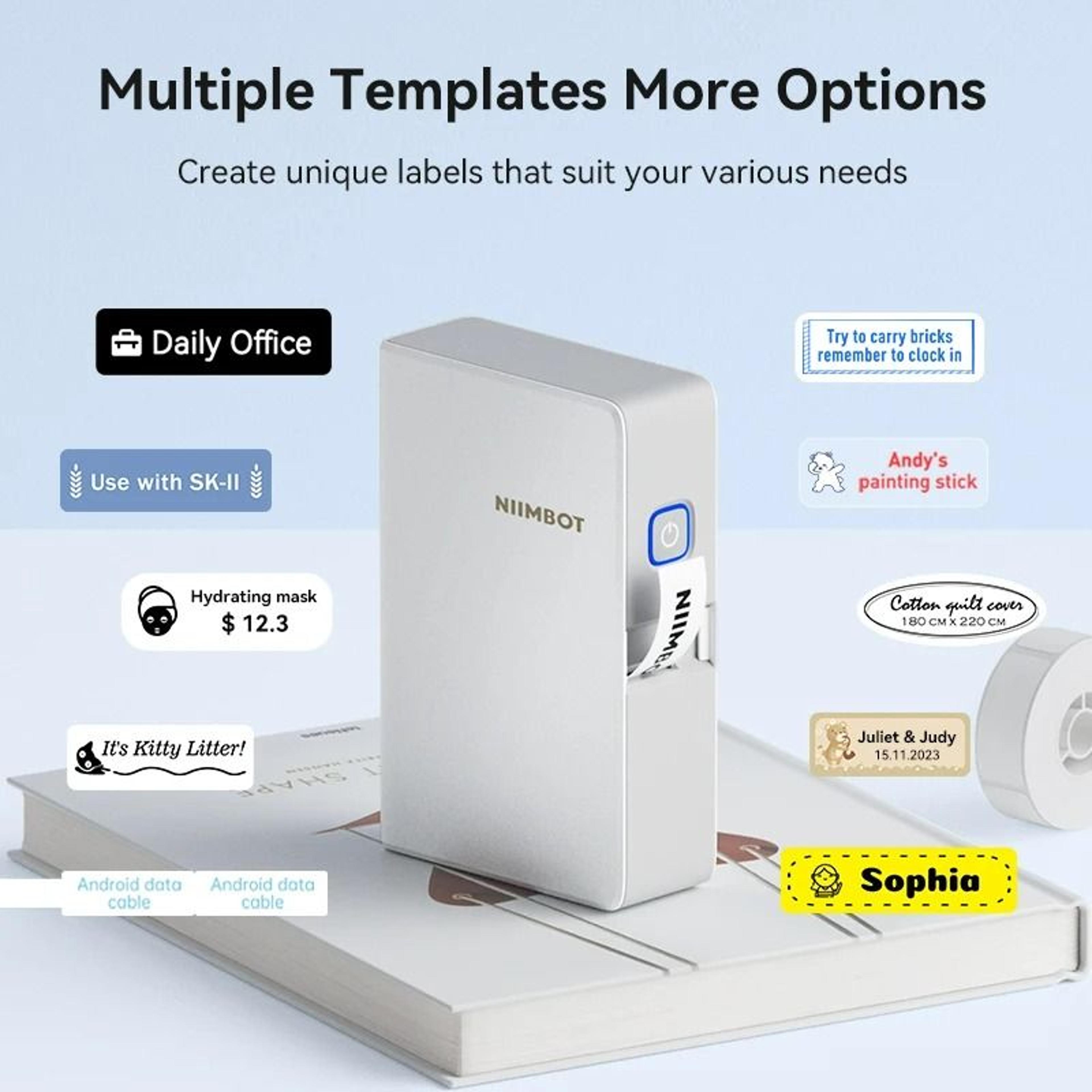 wireless thermal transfer mini label printer