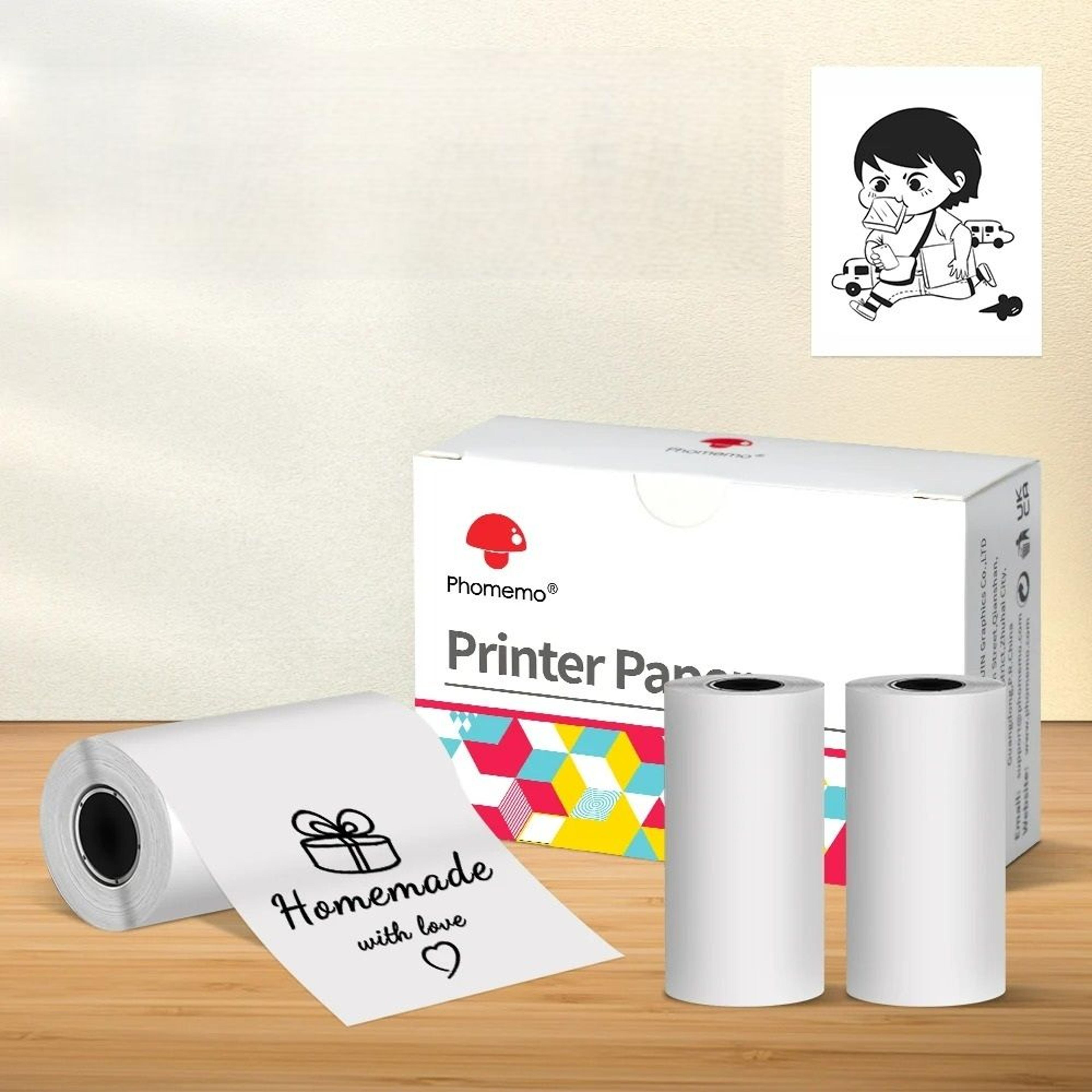 self-adhesive 2 in thermal sticker paper rolls