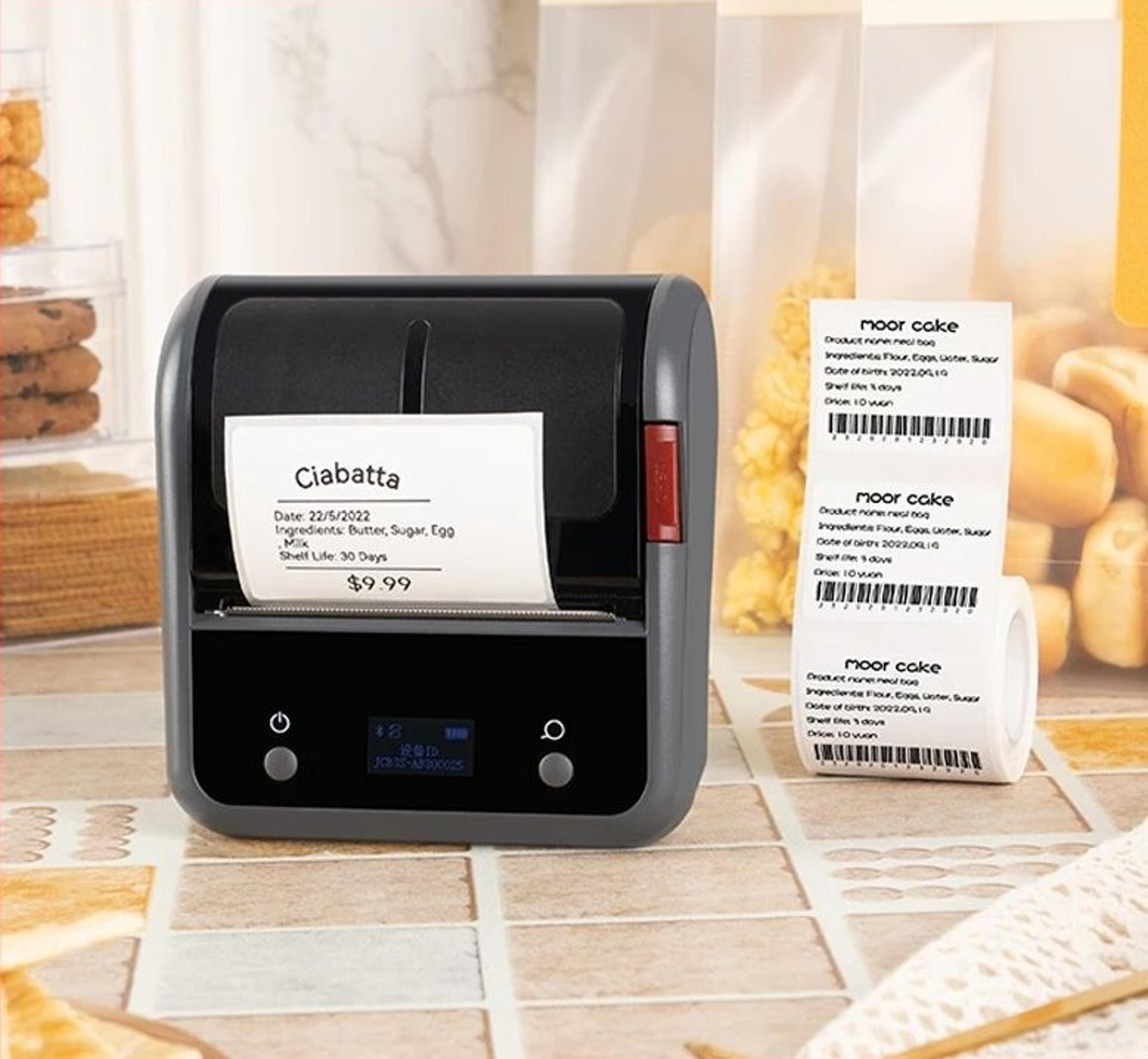 commercial wireless thermal barcode label printer