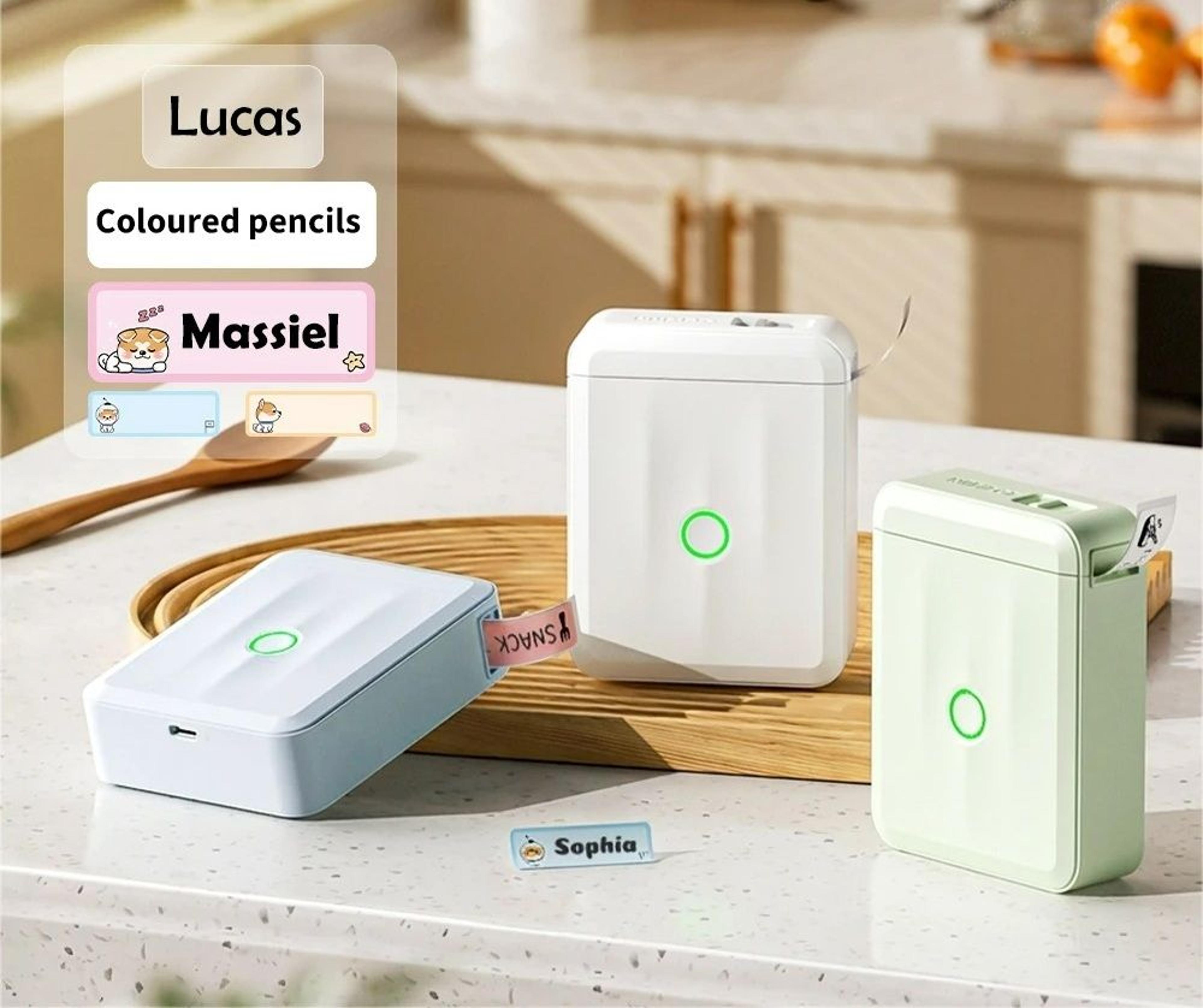portable wireless mini thermal label printer