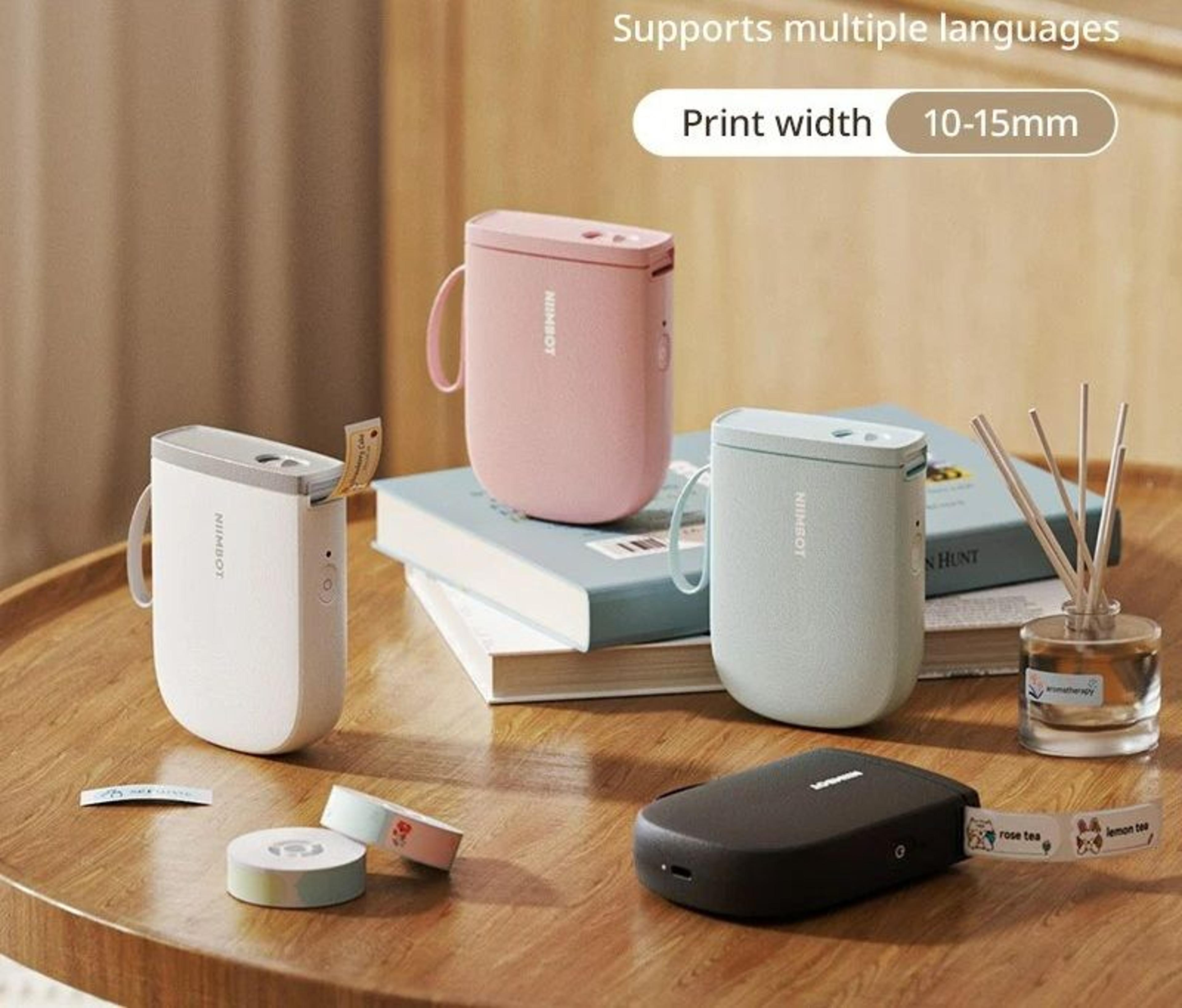 portable wireless bluetooth ink-free direct thermal label printer