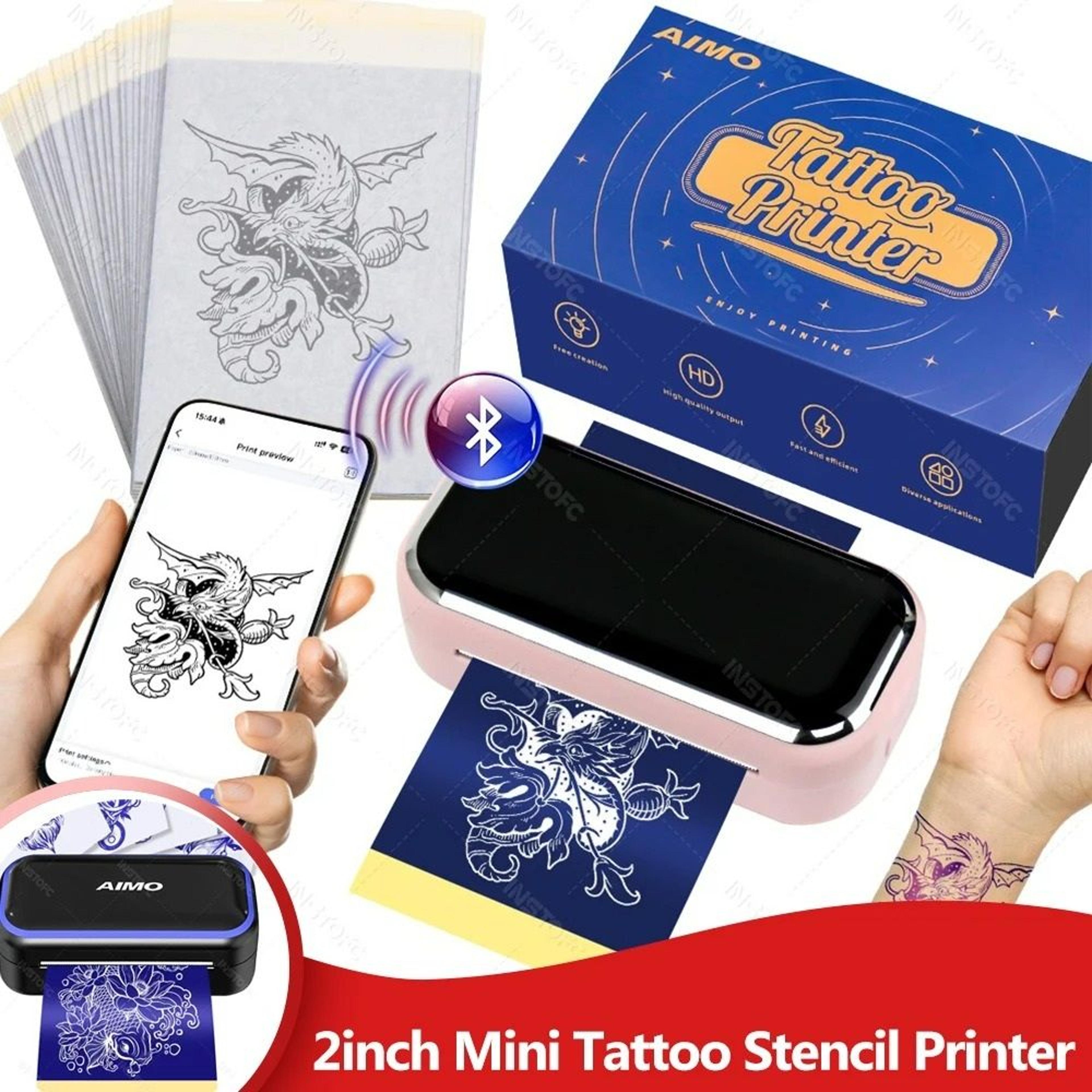 mini pocket thermal tattoo stencil printer