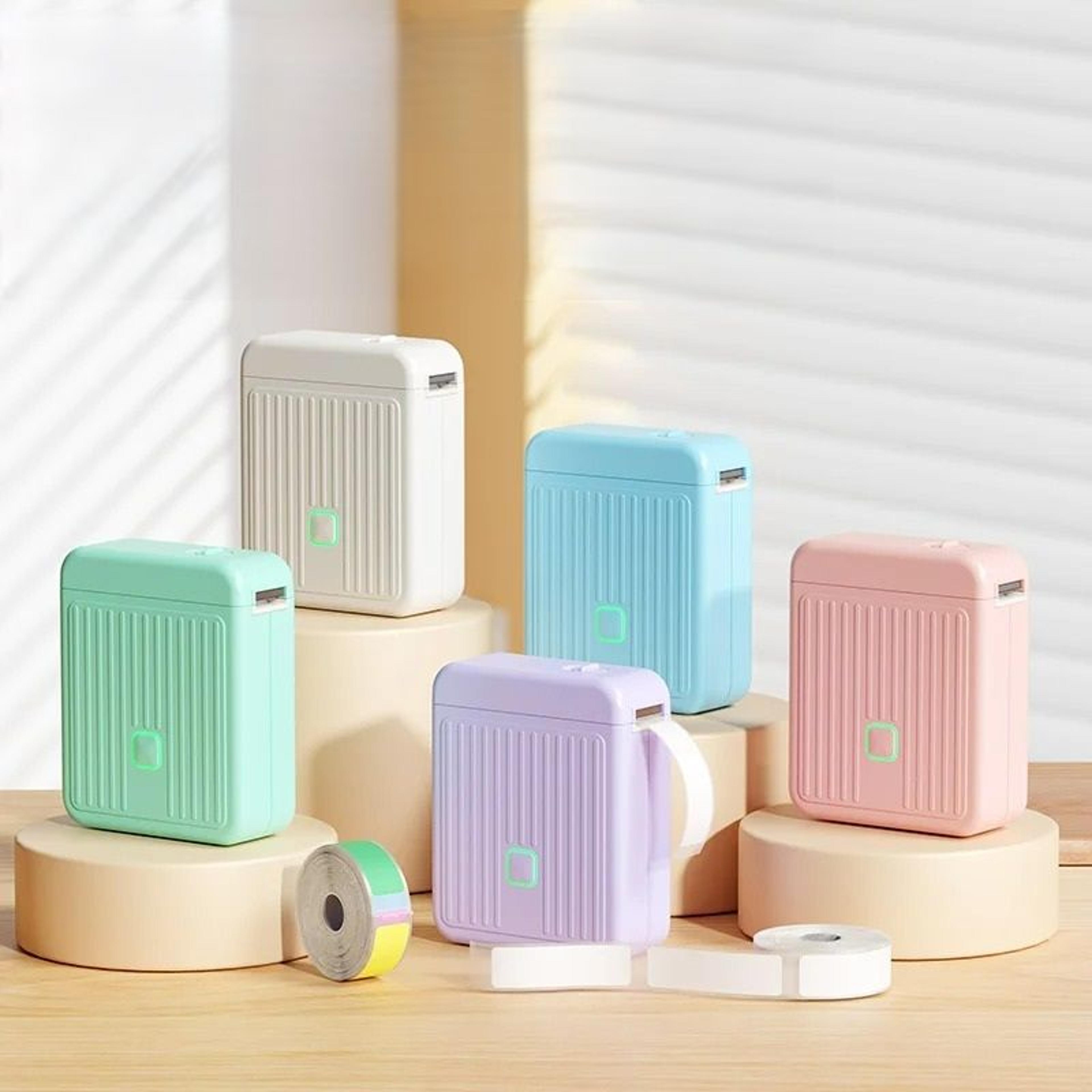 elite wireless mini thermal label & barcode maker for home, office & school