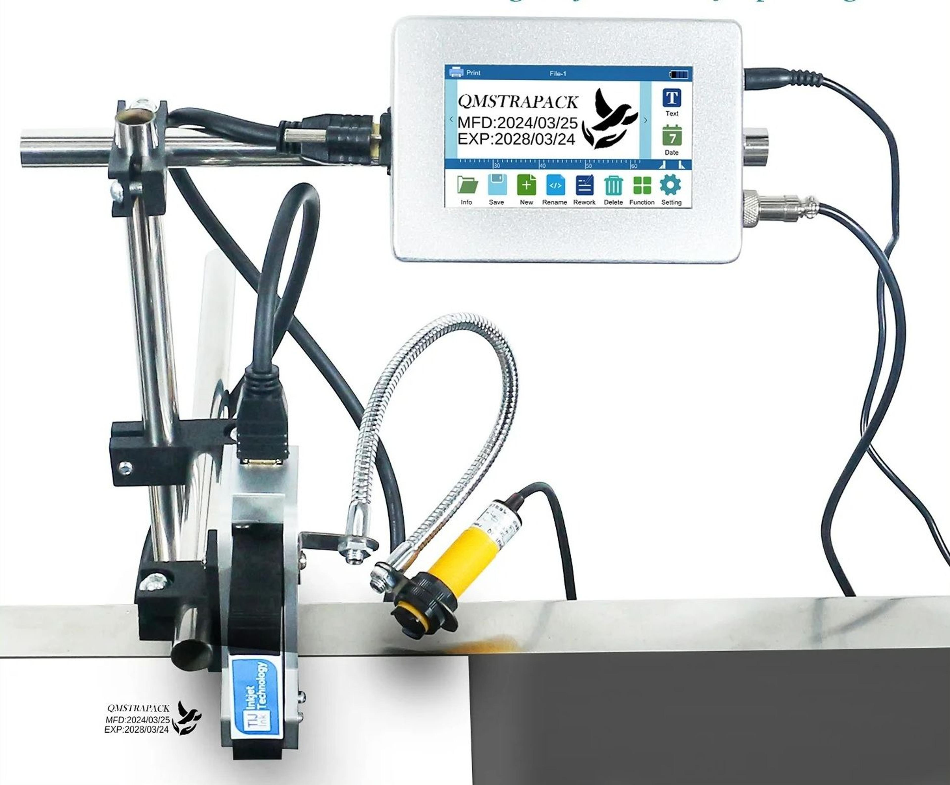 4.3-inch industrial online thermal inkjet printer (no cartridge)