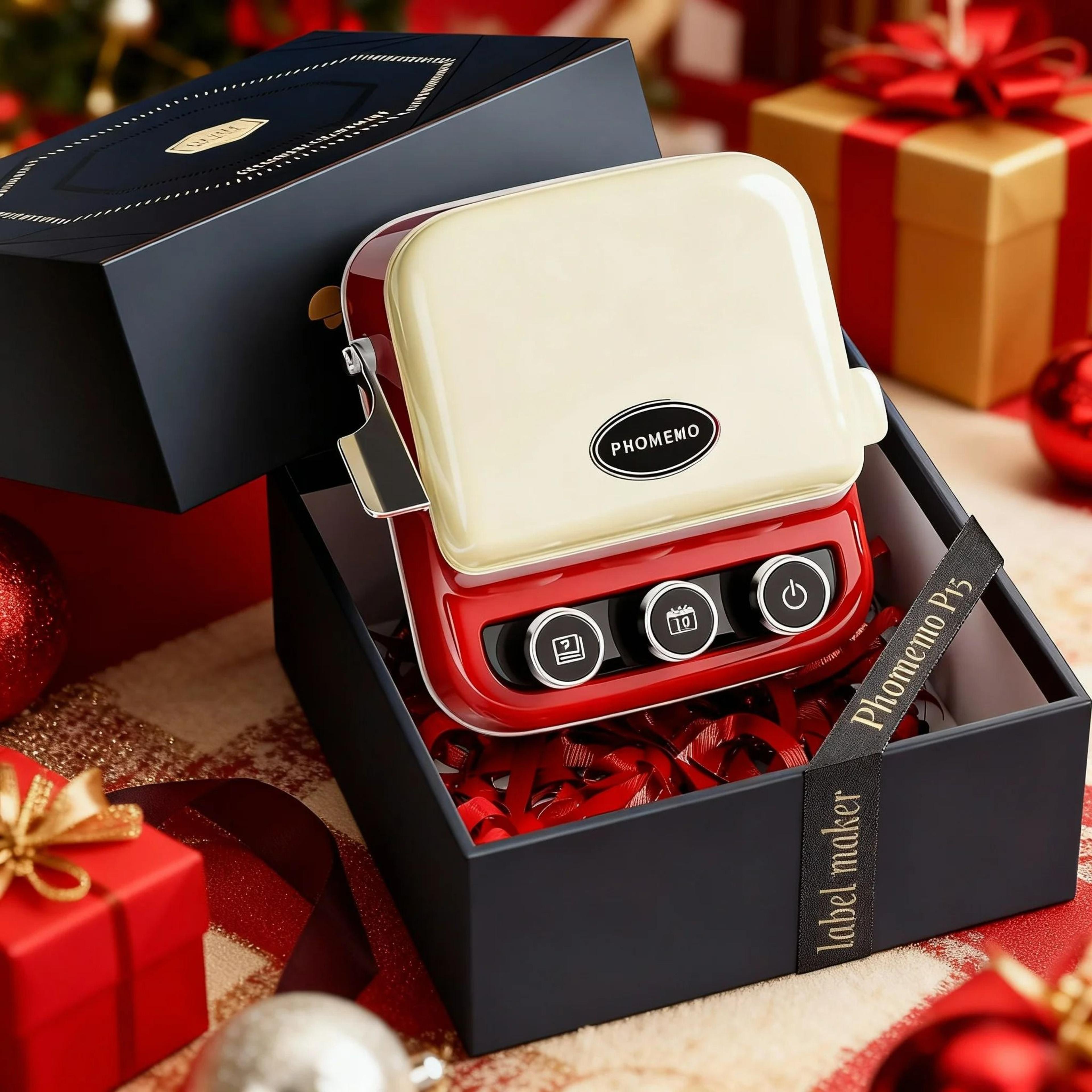 wireless ribbon & label printer for holiday gifts & event decor