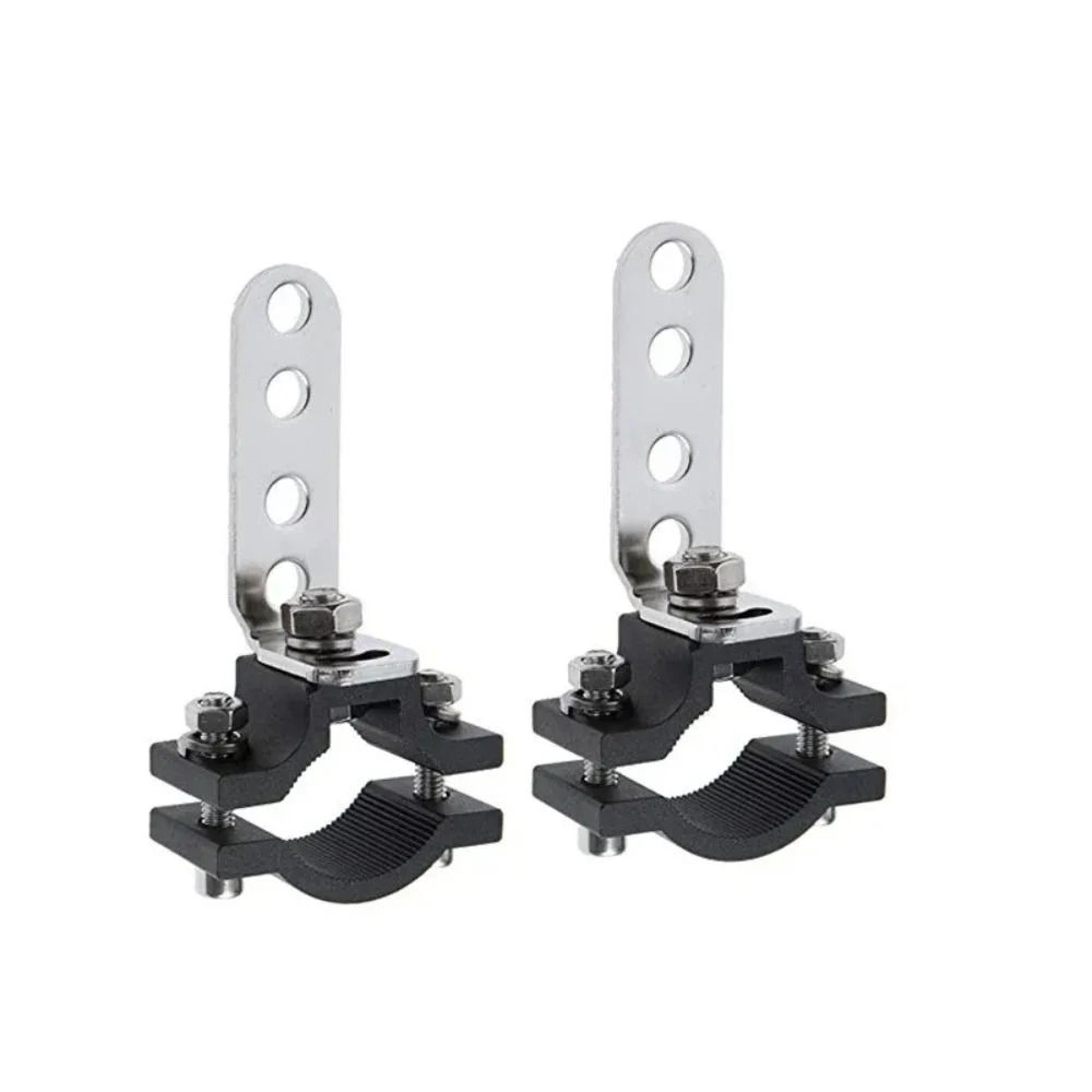 universal motorcycle & atv/utv led light mount clamp brackets (0.7–1.2 in)