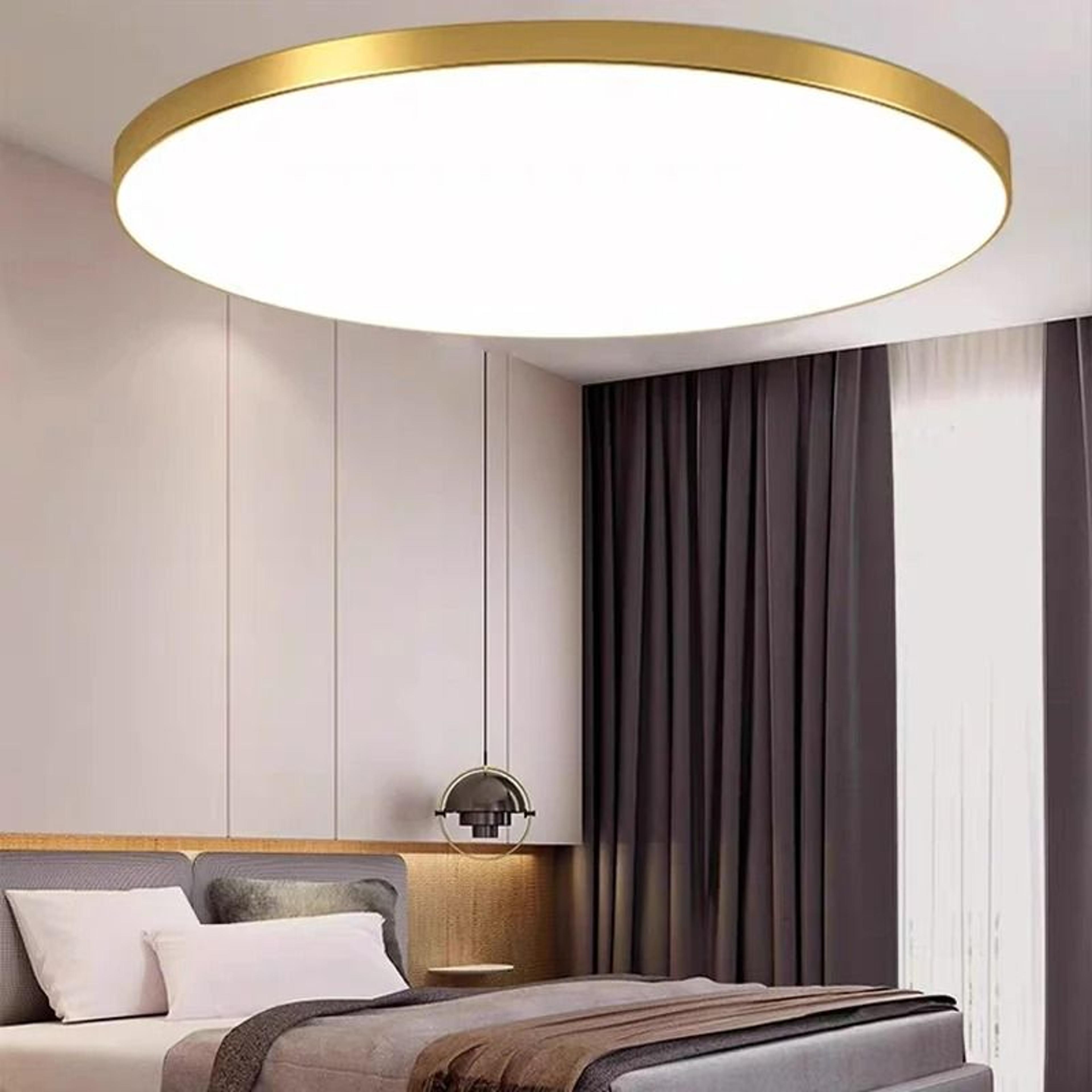 modern led ceiling lamp chandelier (contemporary panel light for living room, bedroom & kitchen)