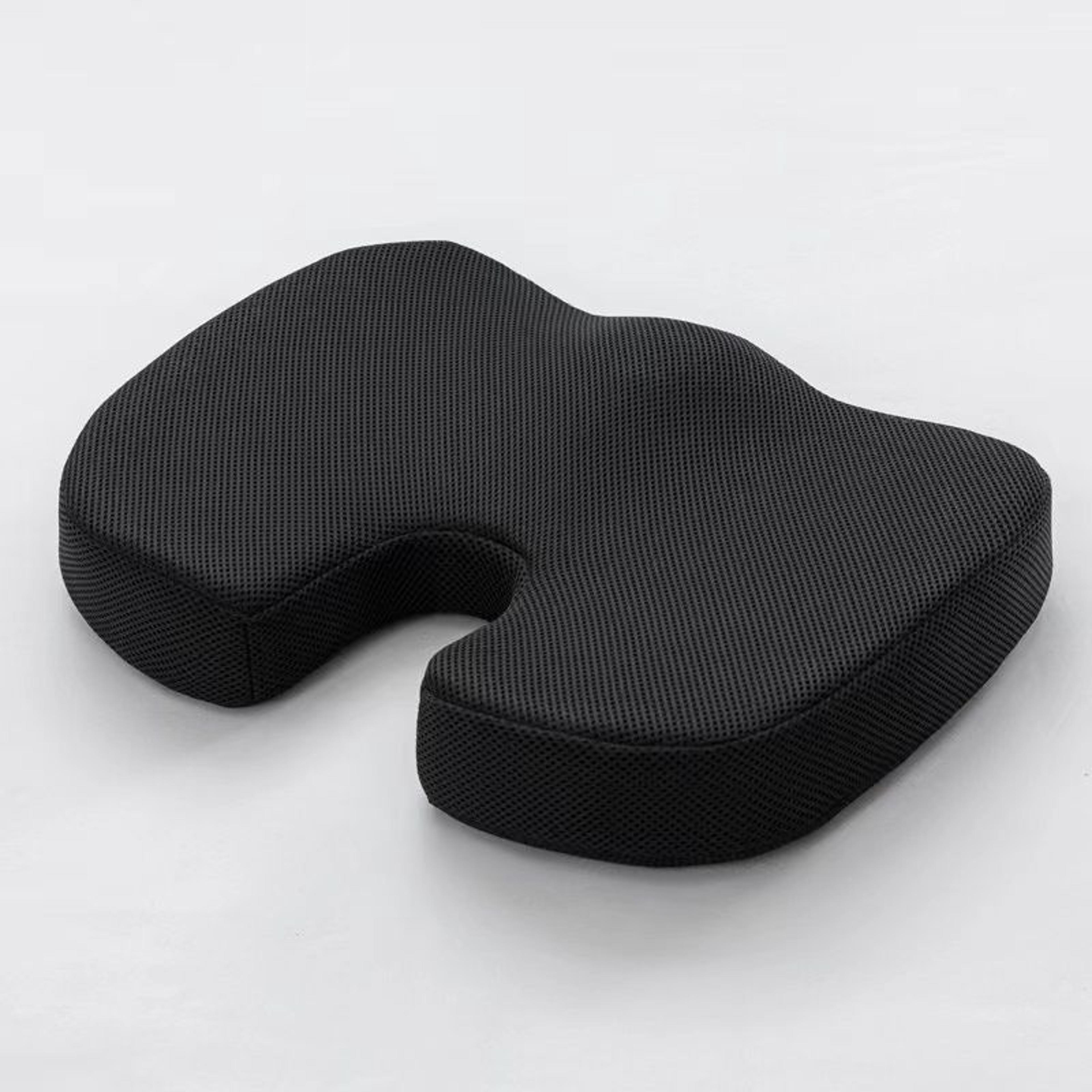 sitwell memory foam seat cushion – ergonomic office & chair support for pain-free sitting