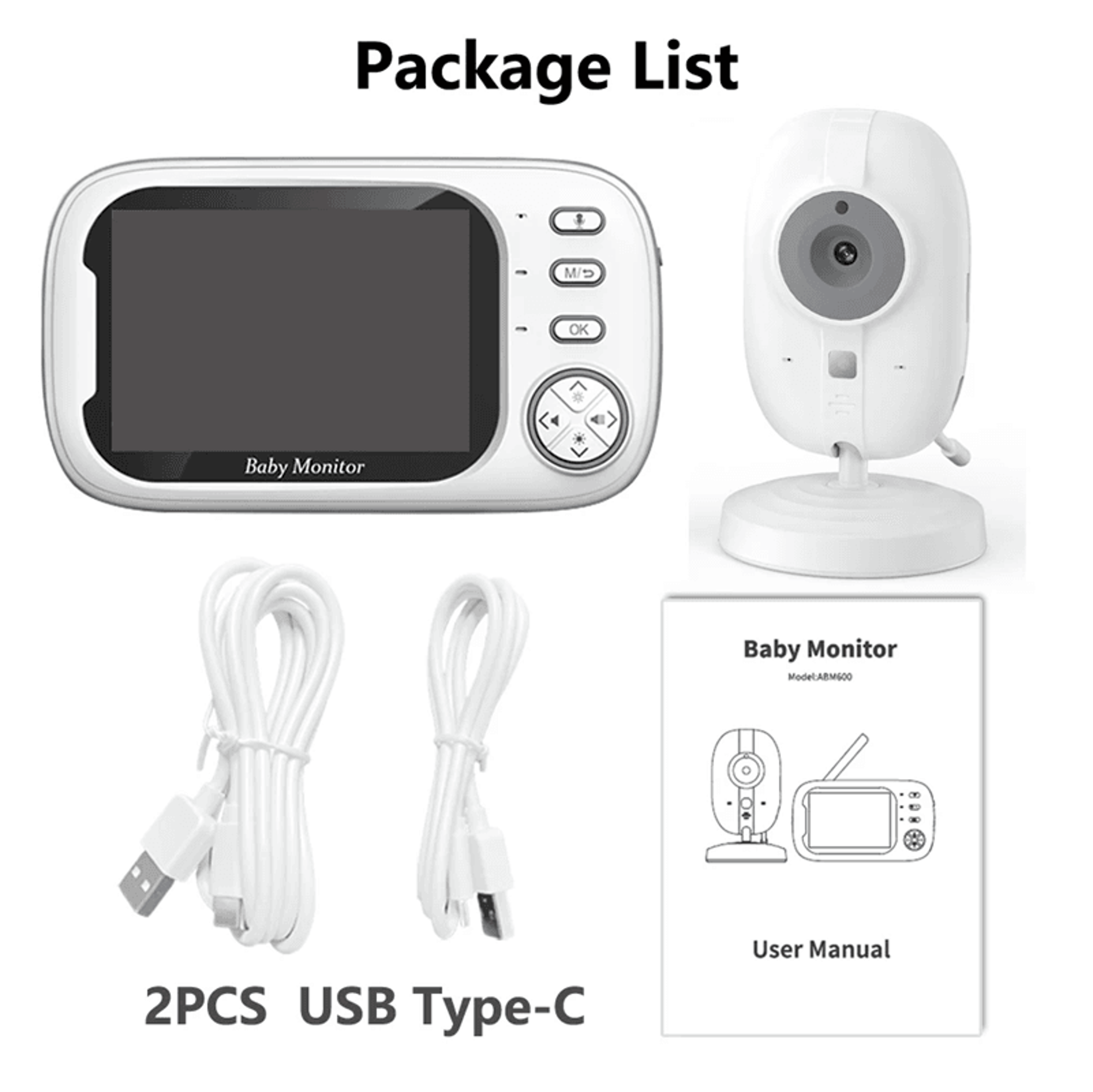 quietnest wireless video baby monitor with night vision and two way audio