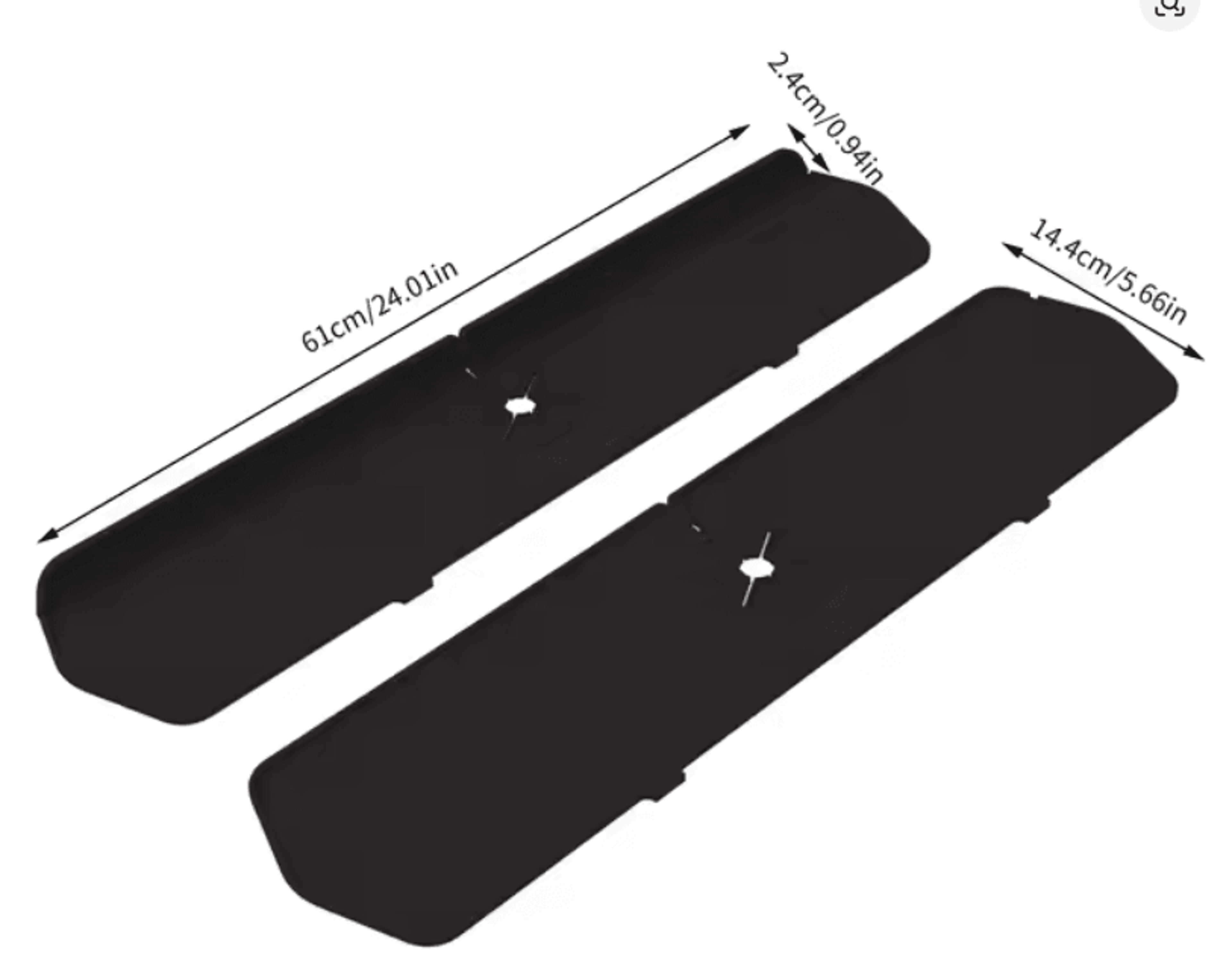 silicone sink splash guard & faucet mat – xl drying pad and countertop protector