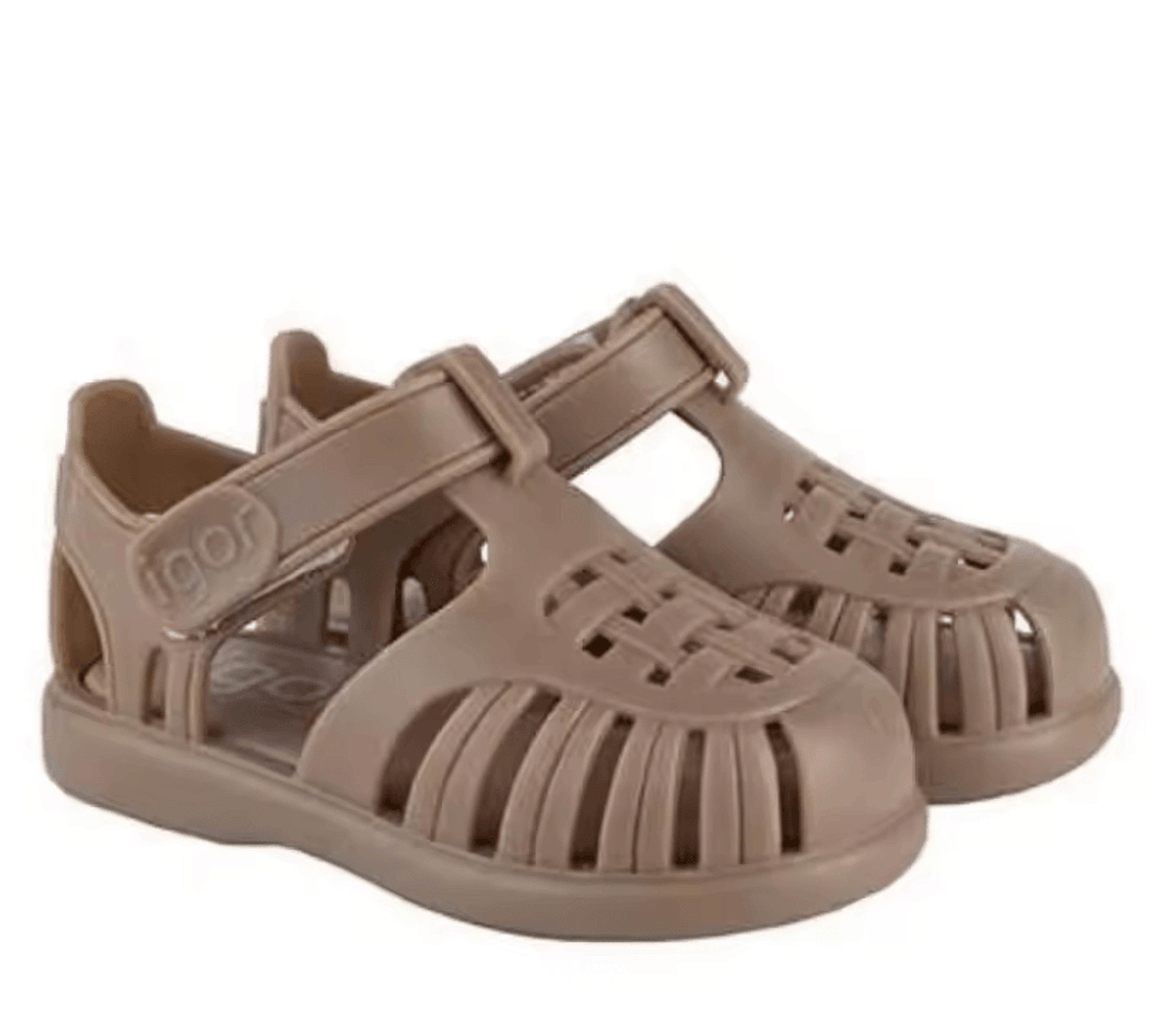 classic kids roman sandals – durable solid-color casual beach shoes for boys & girls