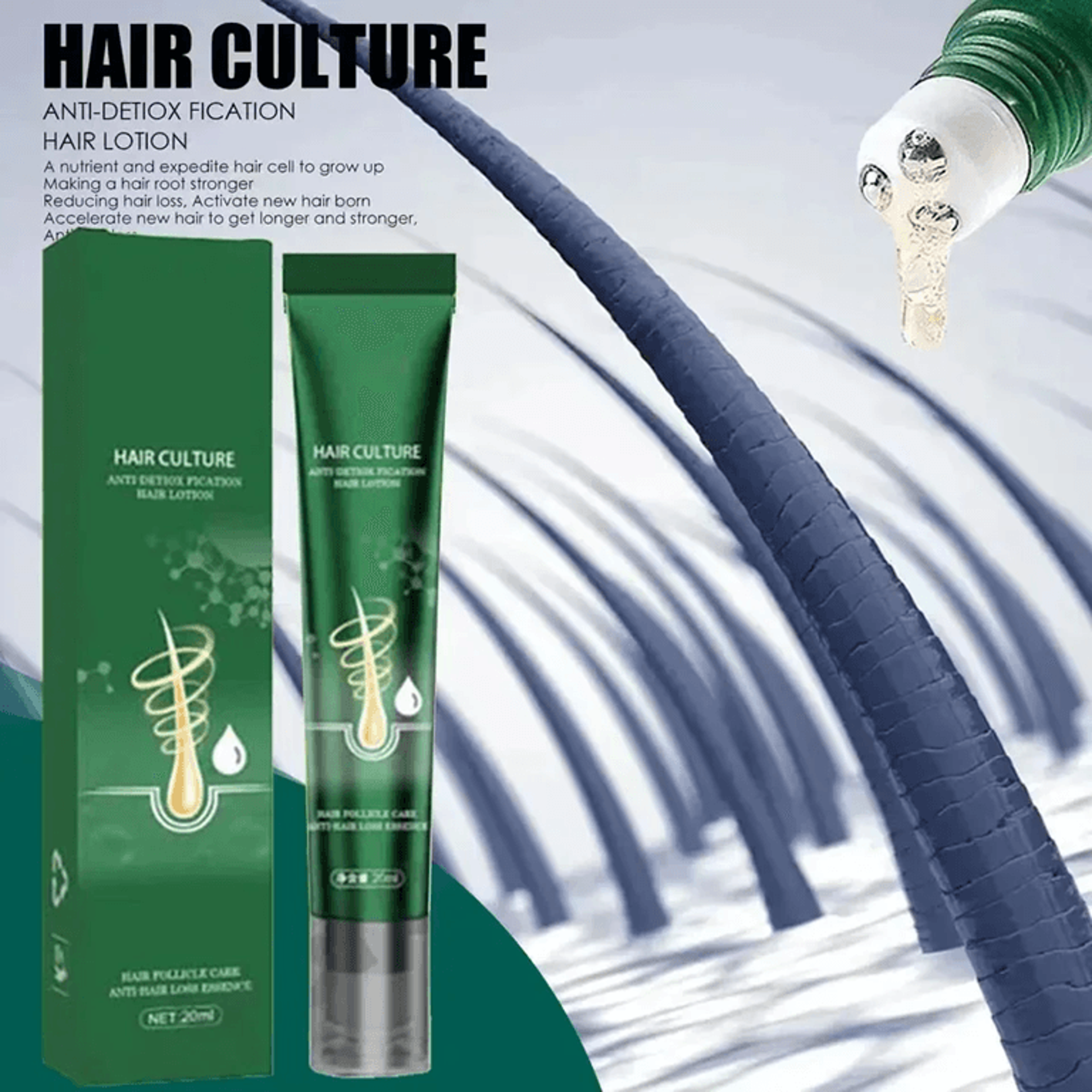 fast-acting hair growth oil – natural anti hair loss serum for baldness and postpartum regrowth