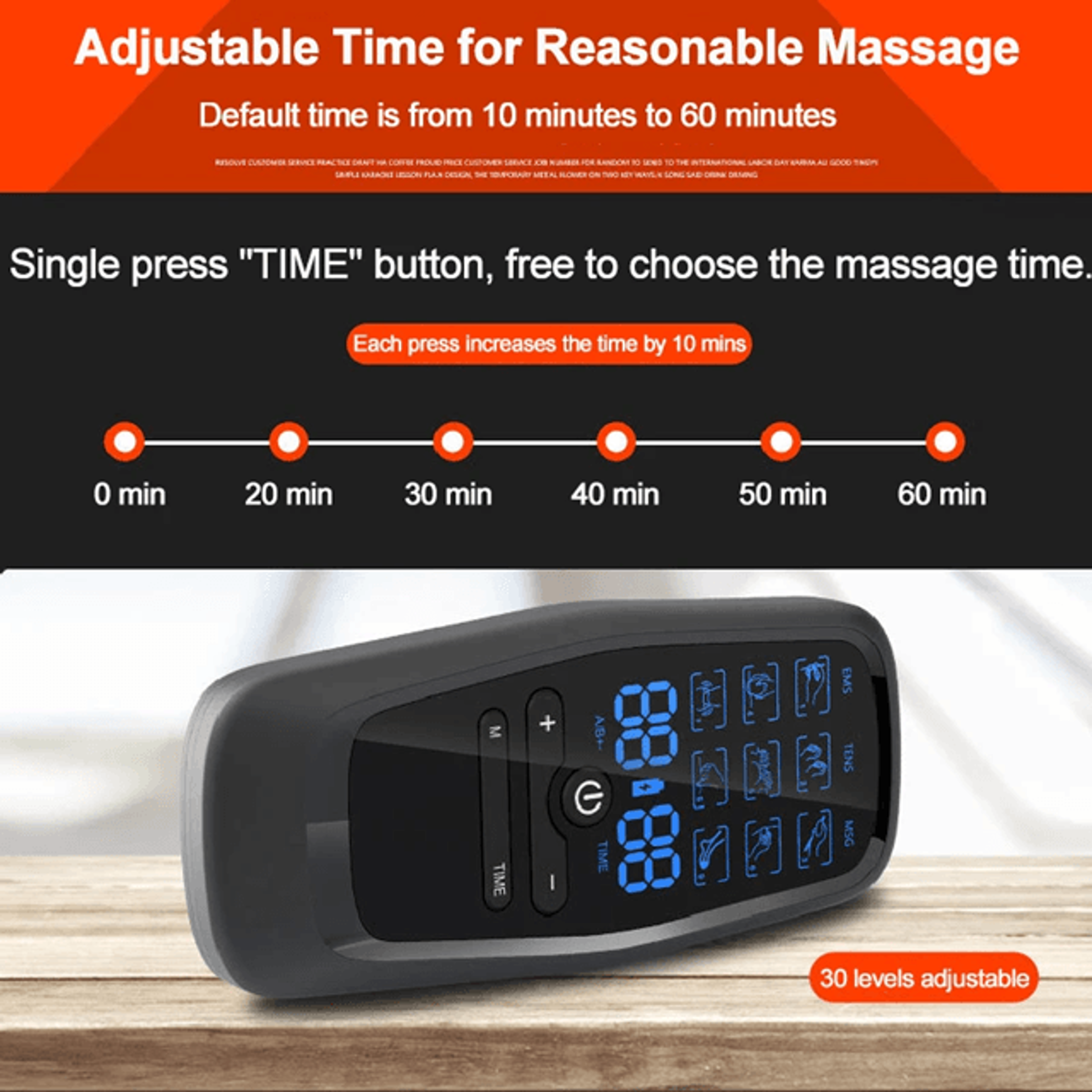 tens and ems muscle stimulator – digital therapy massager for pain relief, recovery, and slimming support